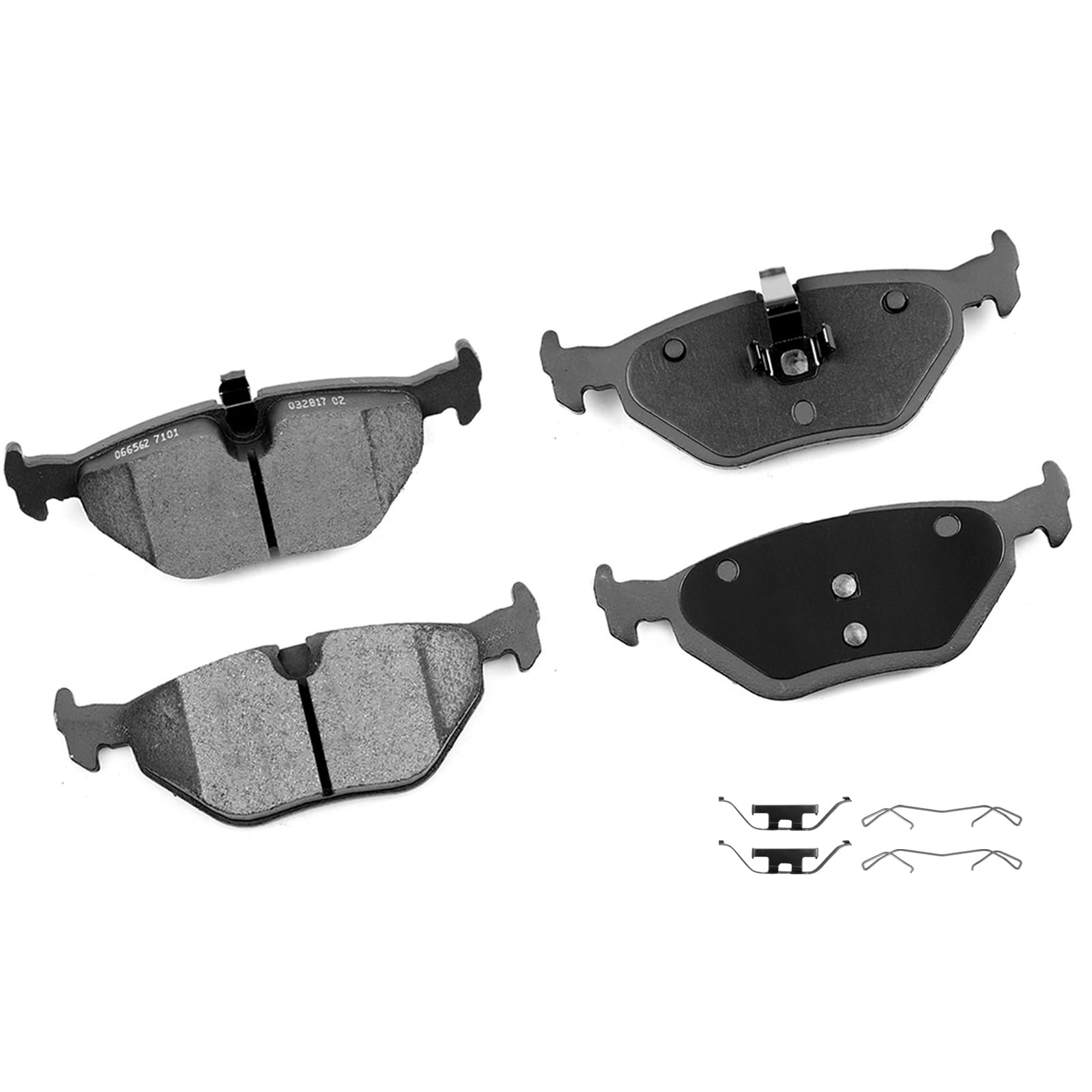 Cciyu D763 4Pcs Rear Ceramic Brake Pads Kits 2001-2005 For Bmw 320I,2001-2006 For Bmw 325Ci,2001-2005 For Bmw 325Xi,2000 For Bmw