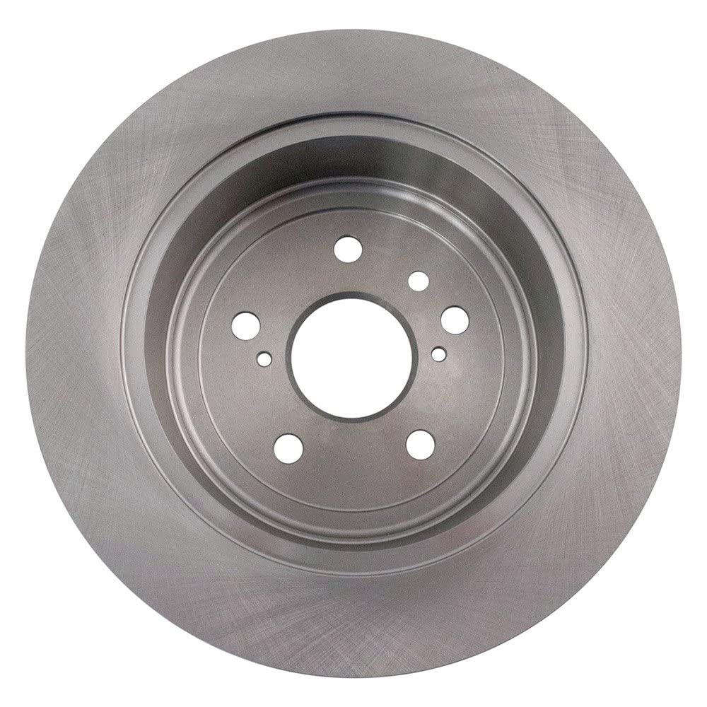 Trq Rear Brake Rotors Set Solid Compatible With 2009-2015 Toyota Venza