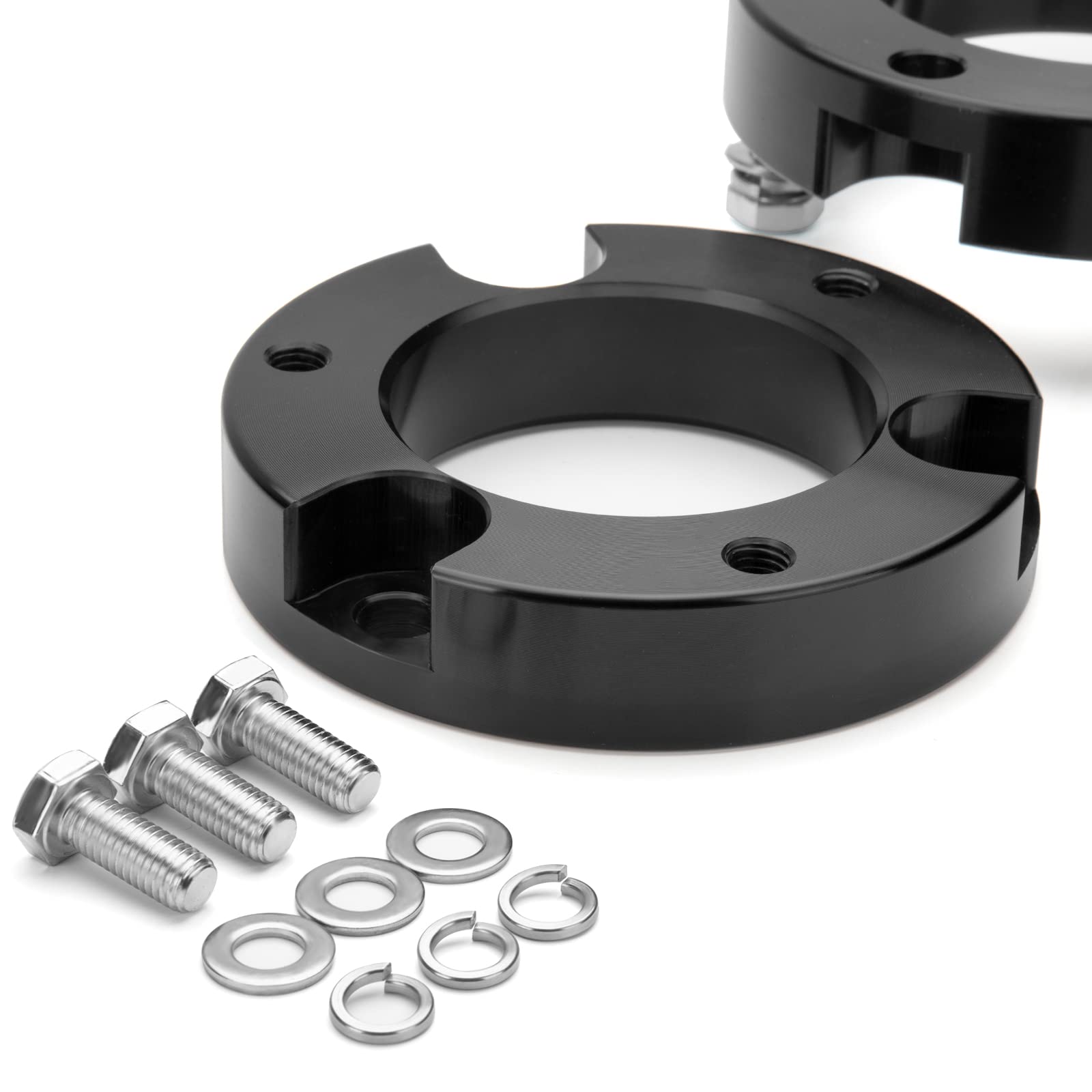 Ksp Tundra Lift Kit Front 2'' Aircraft Billet Strut Spacers Leveling Lift Kit Fit For Tundra 2Wd 2X2 4Wd 4X4 1999-2006