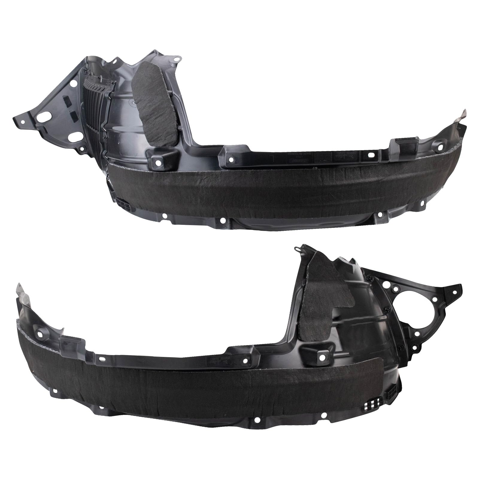 Trq Front Inner Fender Liner Set Compatible With 2020-2022 Honda Cr-V Ho1248199 Ho1249199