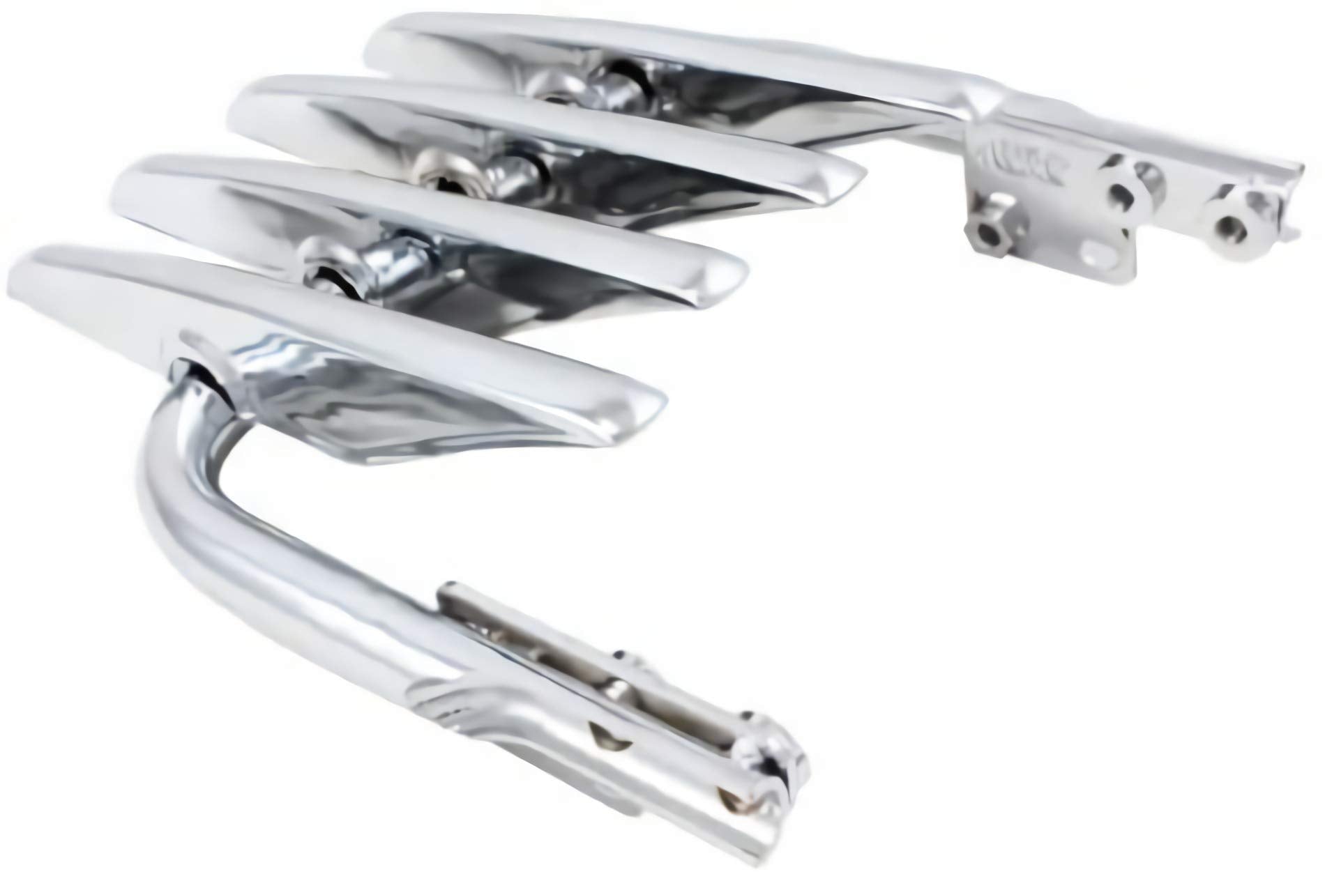 ECOTRIC Classics Rigid Stealth Luggage Rack for Harley Davidson 1999-2008, Chrome, Alloy Steel, Model HD-11-Z1, Large Size