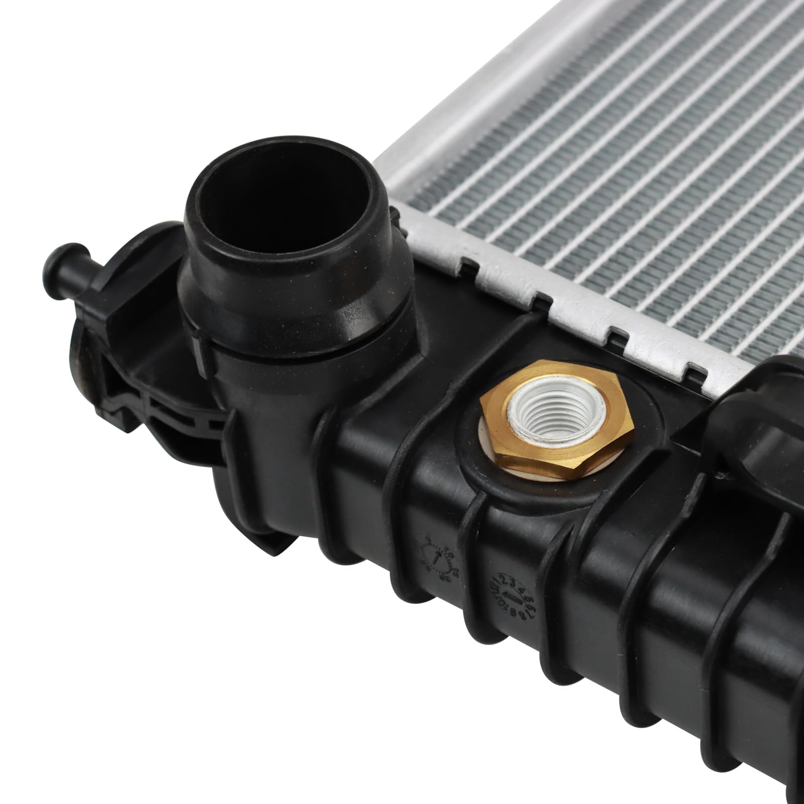 TRQ Radiator 1 Row for 2012-2015 Mercedes ML350, 2016-2018 GLE350, 2017-2019 GLS450, Model RDA405