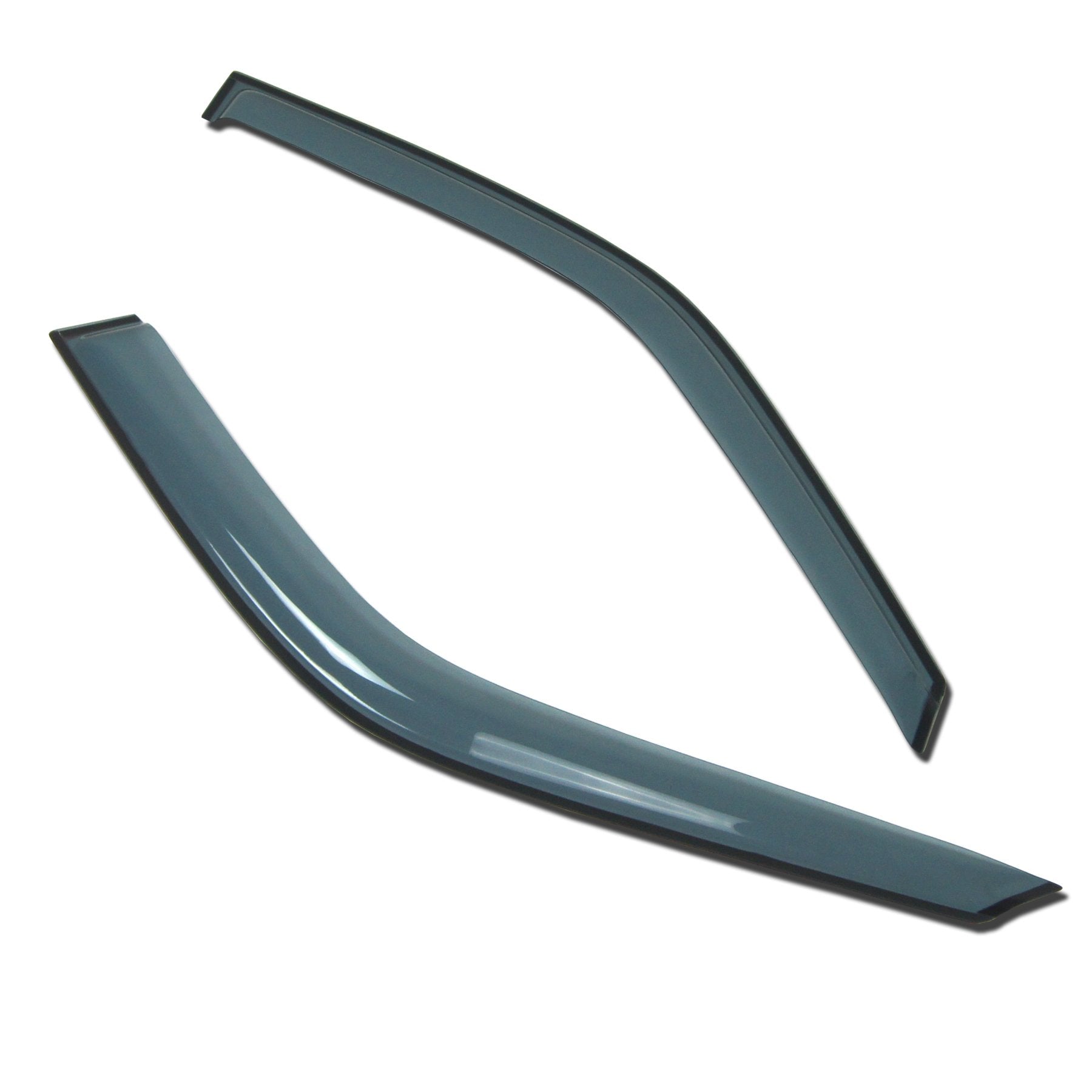 Tuningpros Outside Mount Window Vent Visors Rain Guards Compatible With Chevrolet Silverado Regular Cab 2007-2013 | Side Window