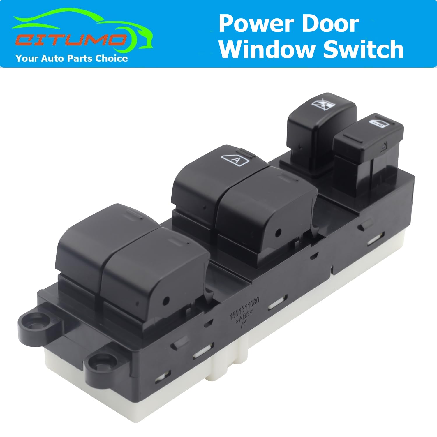 25401-Zj60A Driver Side Master Power Window Switch Compatible With 2008-2012 Sentra, Replace Oe# 25401-Zn50C, 25401-2T504