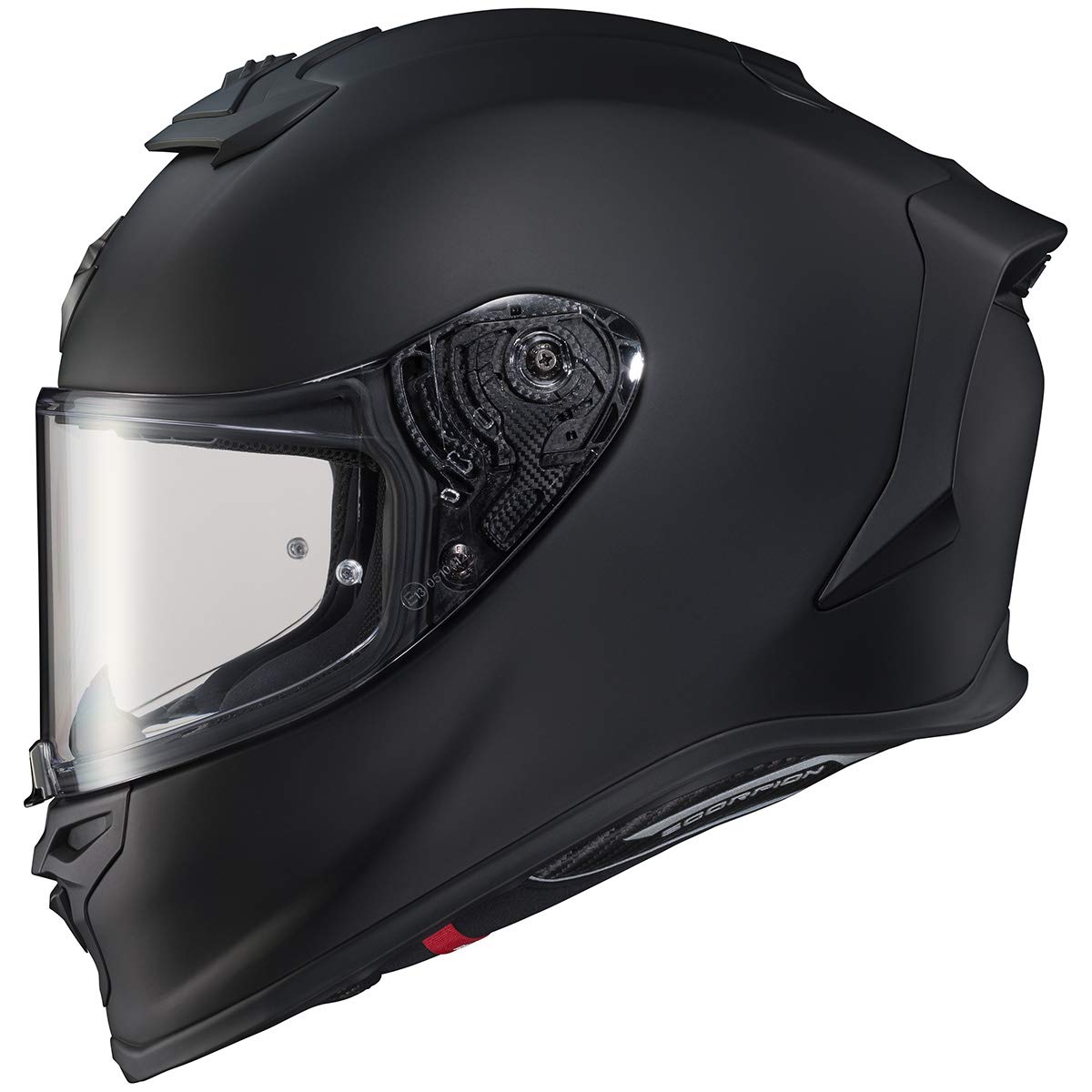 ScorpionEXO R1 Air Full Face Motorcycle Helmet with Pinlock Shield and Bluetooth Ready Speaker Pockets DOT ECE Solid (Matte Blac
