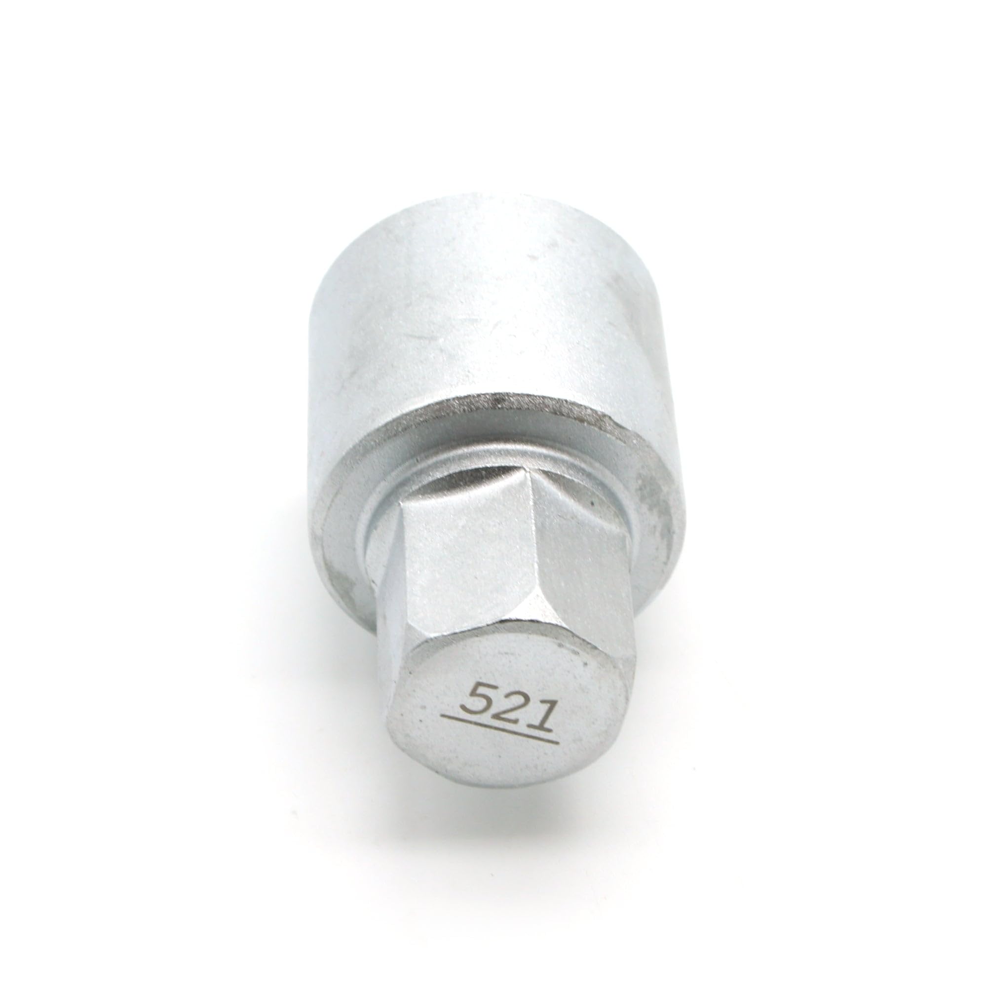TEMO Wheel Lock Nut Removal Key S3056, Alloy Steel, Silver, Model 521 for VW Audi Vehicles