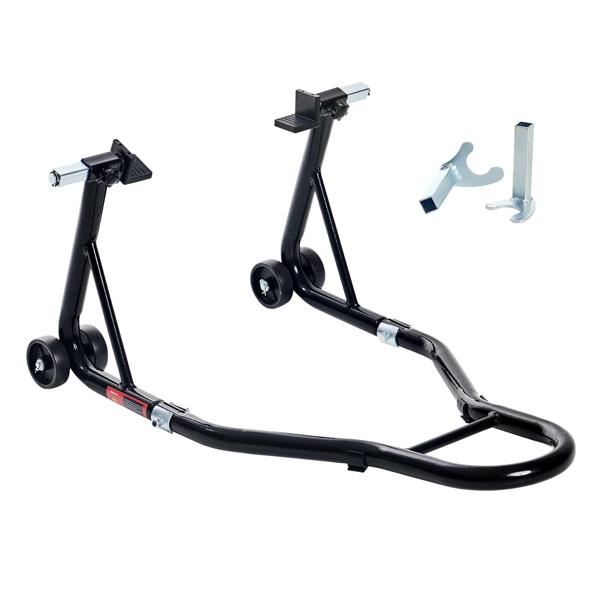 Donext Motorcycle Stand 850Lb Sport Bike Rear Wheel Lift Swingarm Paddock Stands Black, U+L