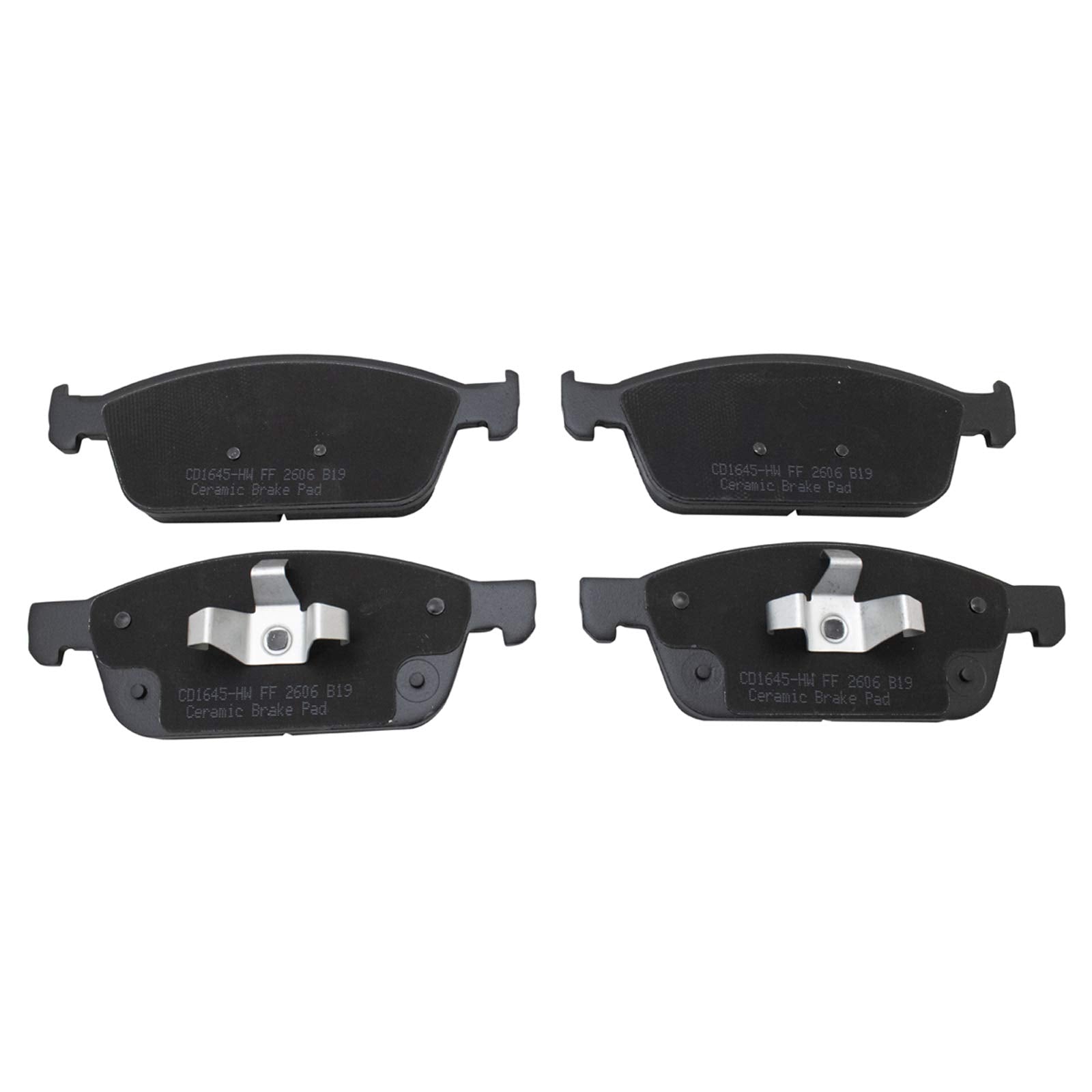 TRQ Front Brake Pads Ceramic Compatible with 2013-2018 Ford Escape 2014-2022 Transit Connect 2017-2018 Lincoln MKC