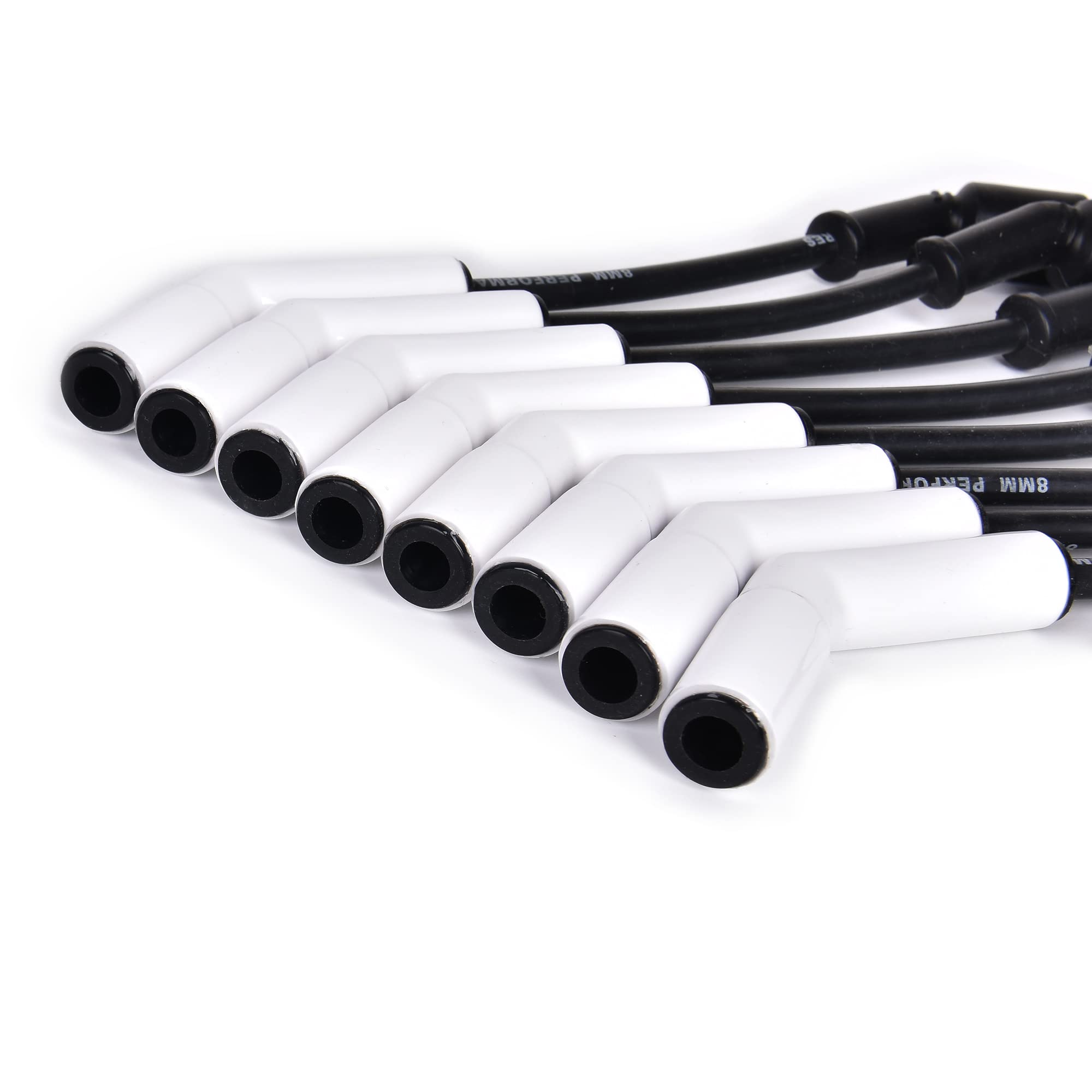 RLP Spark Plug Wire Set - Accel 9070C, Extreme 9000, Ceramic Boot, LS Terminals Compatible (LS3, LS4, LS7)