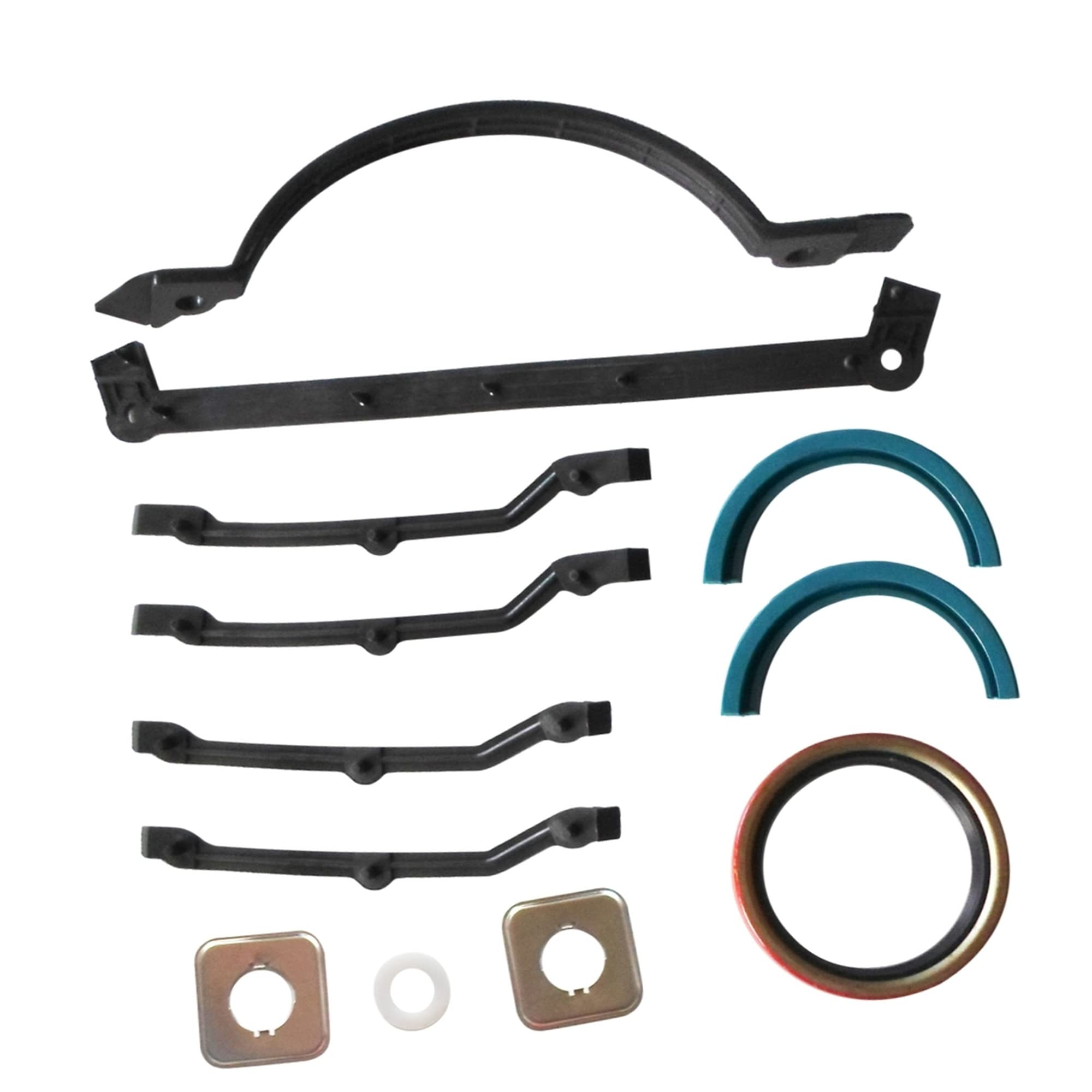 Partsflow Full Engine Gasket Set for 1963-1982 Ford 260 289 302 Ford 302 Full Gasket Set Fits 1968-1982 Ford 302 V8 2 Piece Rear