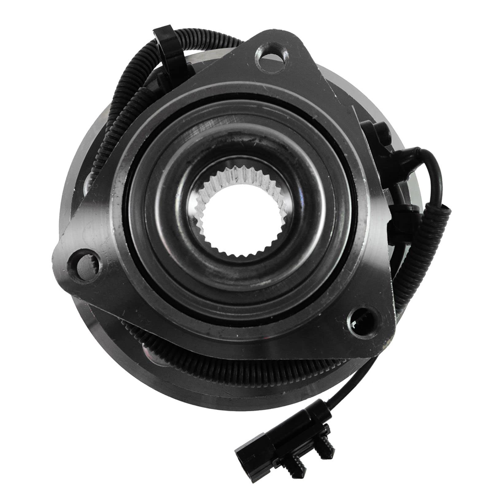 Trq Front Left Right Wheel Hub Bearing Assembly Driver Passenger Side Compatible With 2007-2011 Dodge Nitro 2008-2012 Jeep Liber