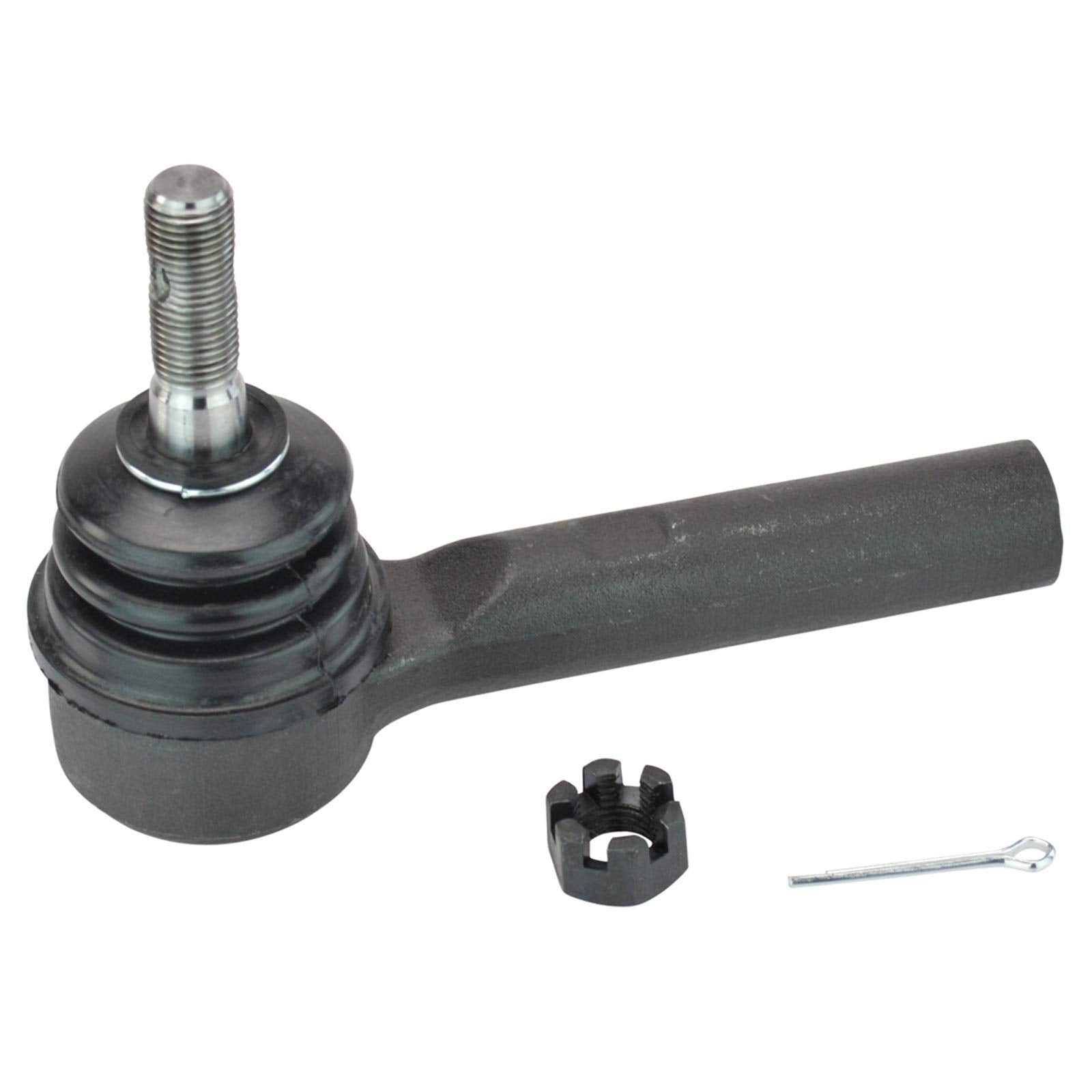 Trq Front Driver & Passenger Side Inner & Outer Steering Kit Steering Rack & Pinion Bellow Tie Rod Compatible With 2007-2012 Dod