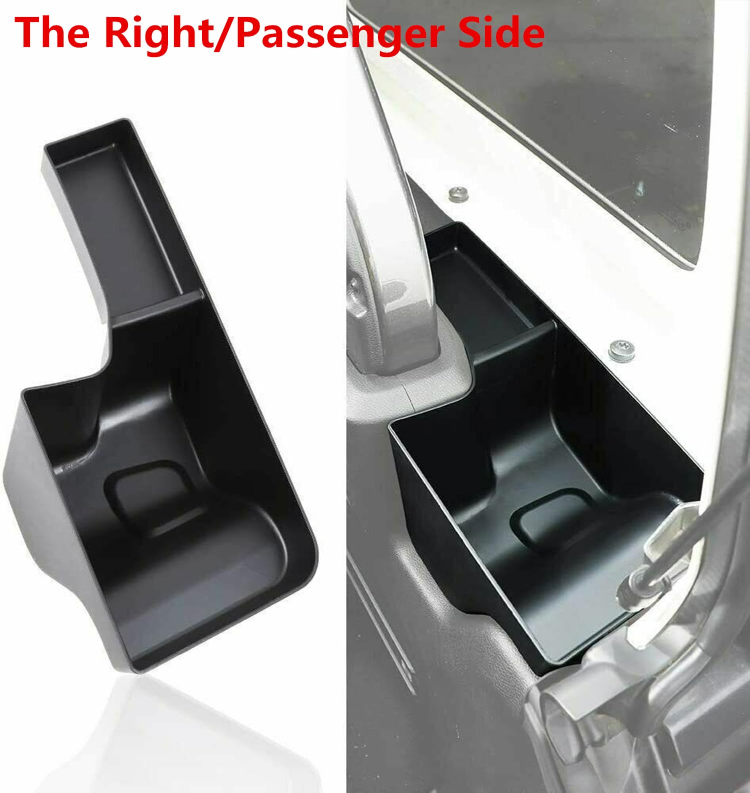 Wheel Well Storage Bin Rear Trunk Organizer Tray For 2018-2024 Jeep Wrangler Jl Jlu Rubicon Sport Sahara Interior Storage Accessories Black (Trunk Storage L&R)
