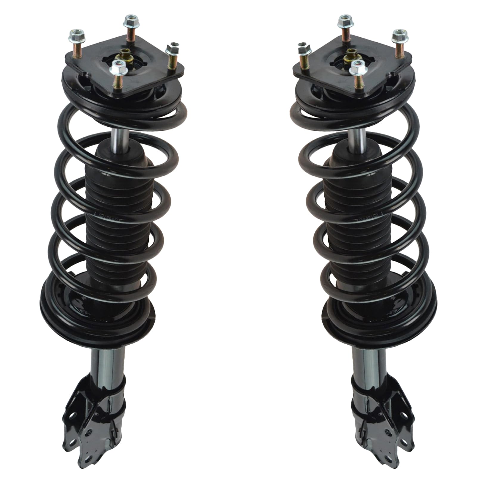 Trq Front Strut & Coil Spring Assembly Set Driver & Passenger Sides Compatible With 07-12 Mazda Cx-7