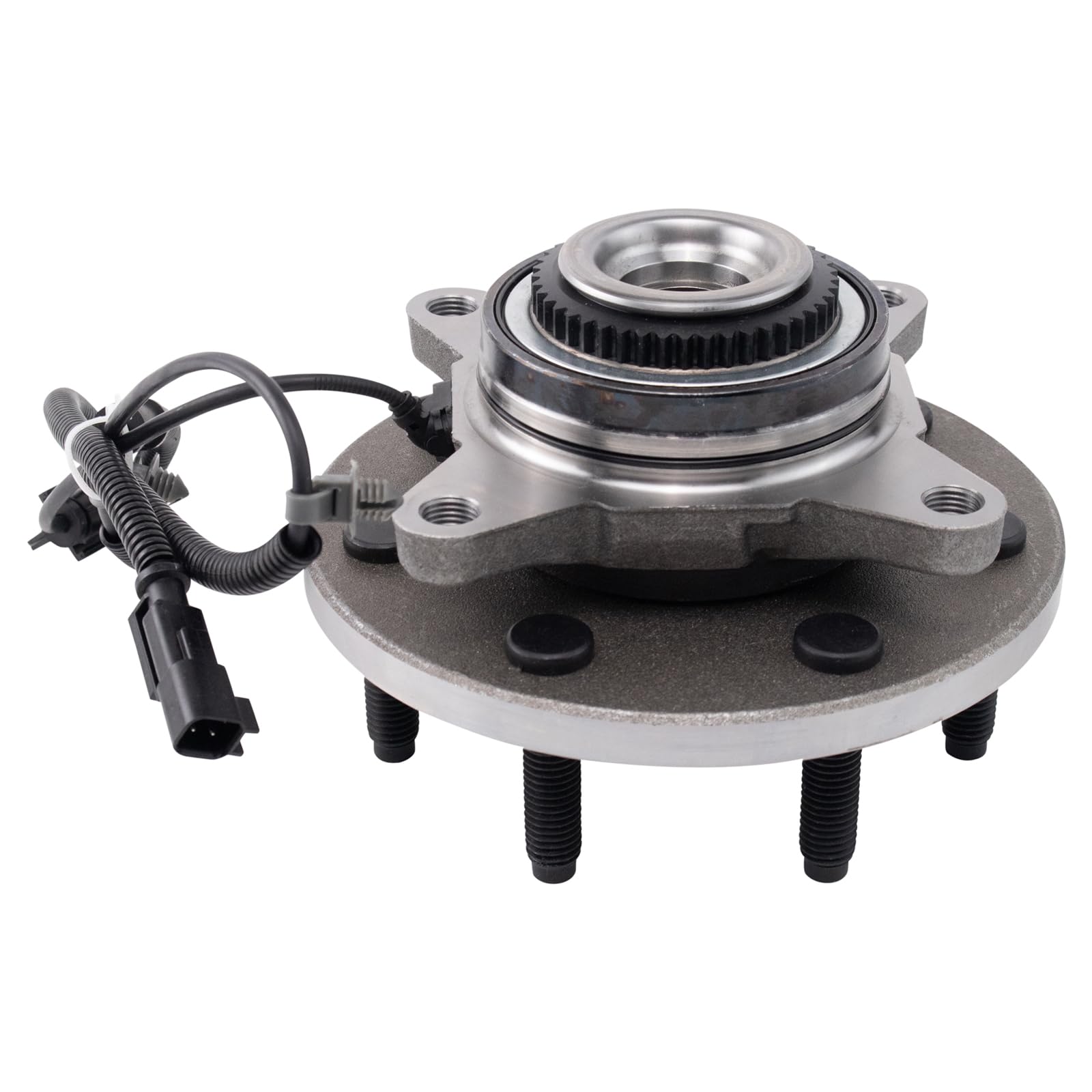 Trq Front Wheel Bearing & Hub Assembly With Abs Sensor Compatible With 2010-2014 Ford F-150
