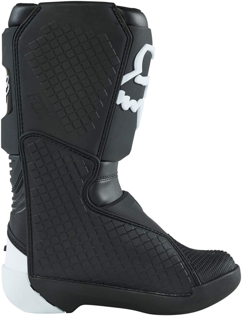 Fox Racing Youth COMP Motocross Boot, Black, Size 4 Big Kid, Polyester, Model 27689