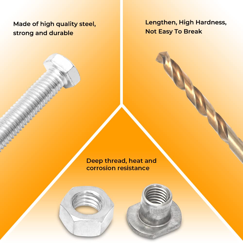 Alpha Rider Chain Adjuster Bolt Replacement Swing Arm Compatible with Honda CBR1000RR CRF250R/X CRF450R/450X 2004-2017 for Kawas