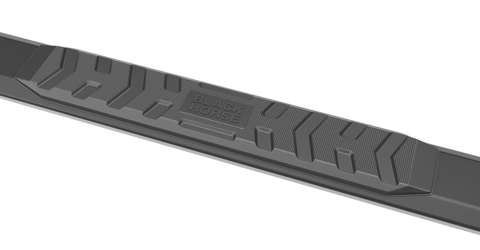 Black Horse Epic Running Boards Black Compatible With 2019-2025 Ram 1500 Quad Cab (Excl. 19-25 Ram 1500 Classic)-E0776