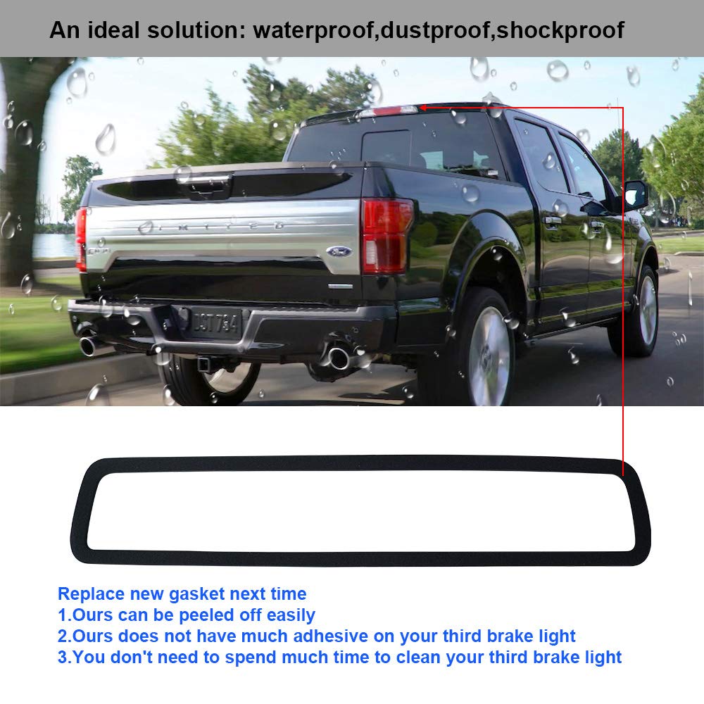 Moforkit 3Rd Third Brake Light Seal Gasket Compatible With Dodge Ram 1500 2009 To 2017, Dodge Ram 2500 3500 2010 To 2017
