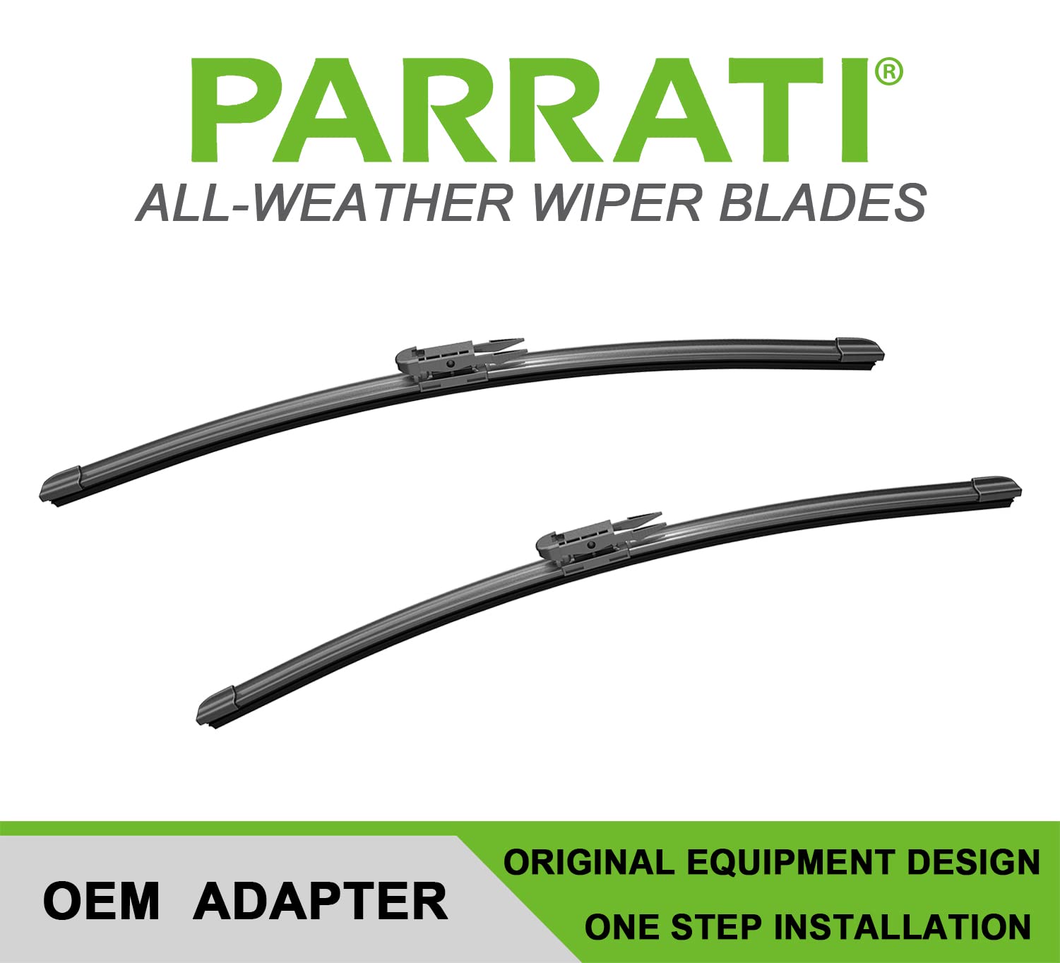 Parrati High Performance Premium All-Season Automotive Windshield Wipers With Rear Wiper Blades Replacement For 2012-2018 Ford F