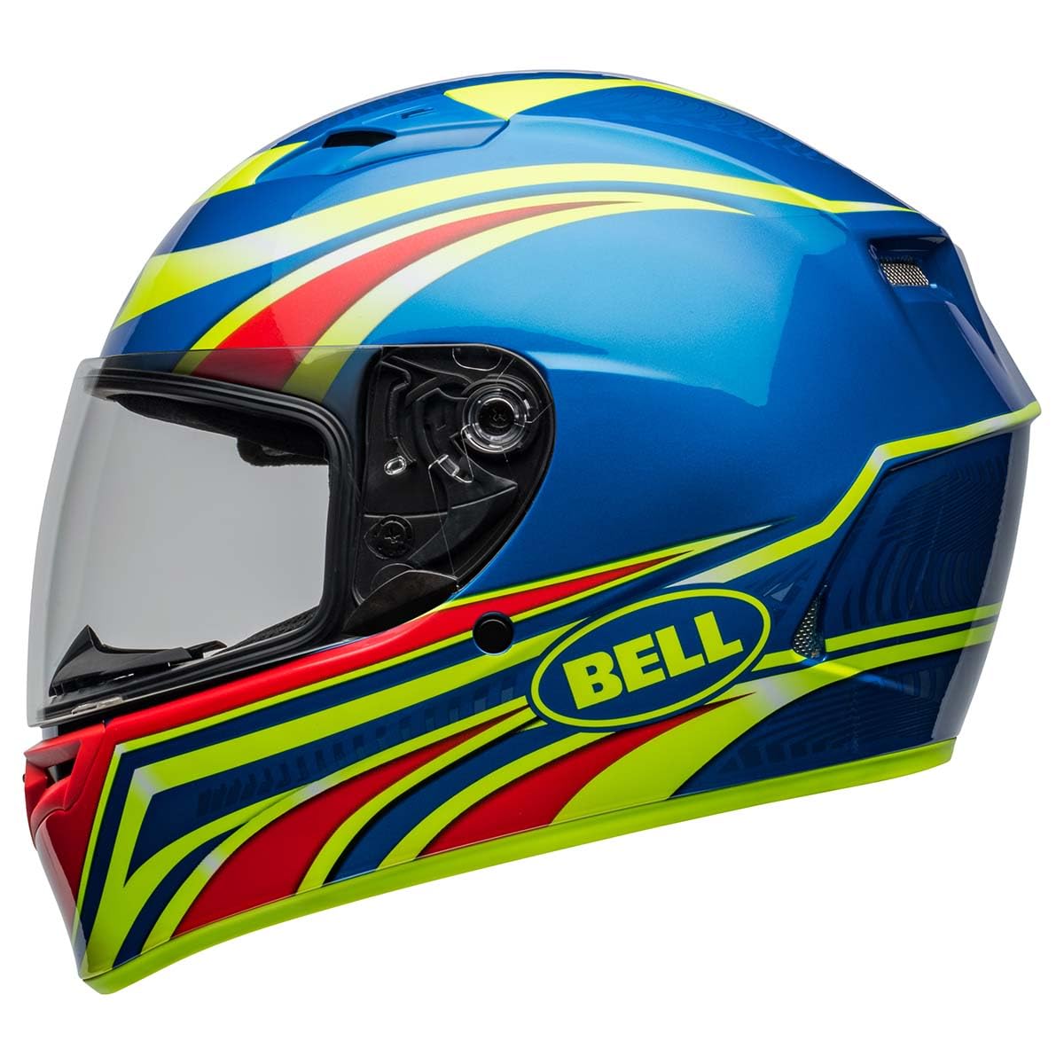Bell Qualifier Full-Face Motorcycle Helmet (Gloss Conduit Retina Sear/Blue - Small)