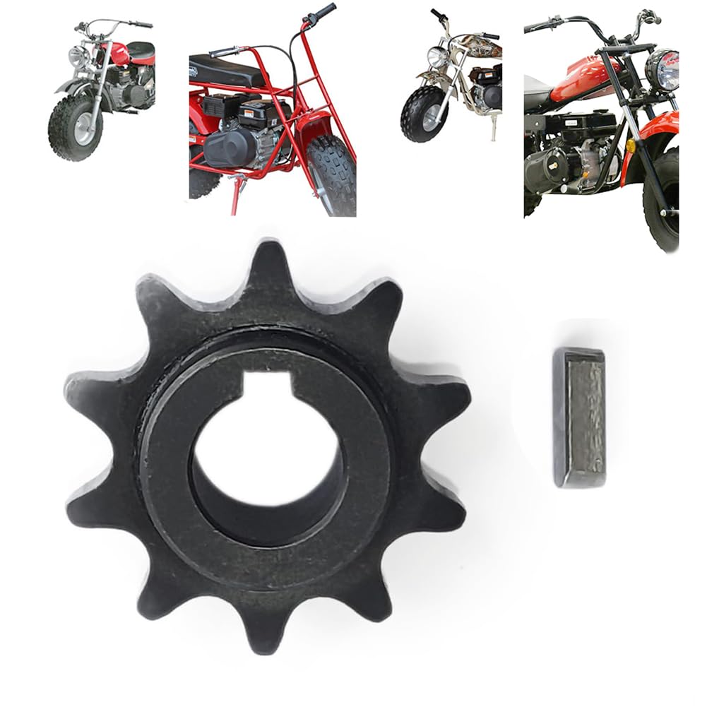 QYMOTO CT200U Front Chain Sprocket,420 Chain 10 Tooth Sprocket with 5/8'' Bore for Coleman CT200u,BT200x,CT200u Trail,CT200u-Ex 