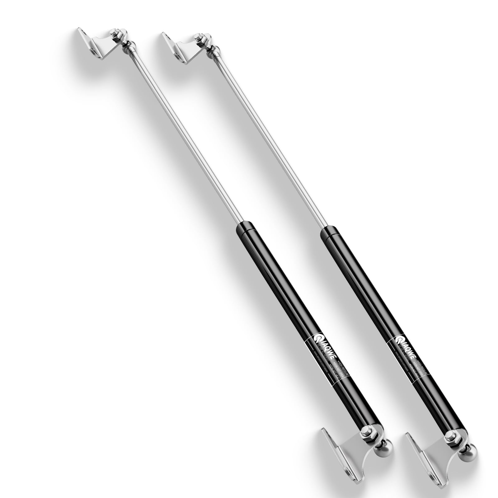 Iaqwe 36Inch Gas Struts 80Lbs/356N Springs Shocks Lift Support With L-Type Mounts For Rv Bed Tv Cabinet Boat Cover Cabinet Trap
