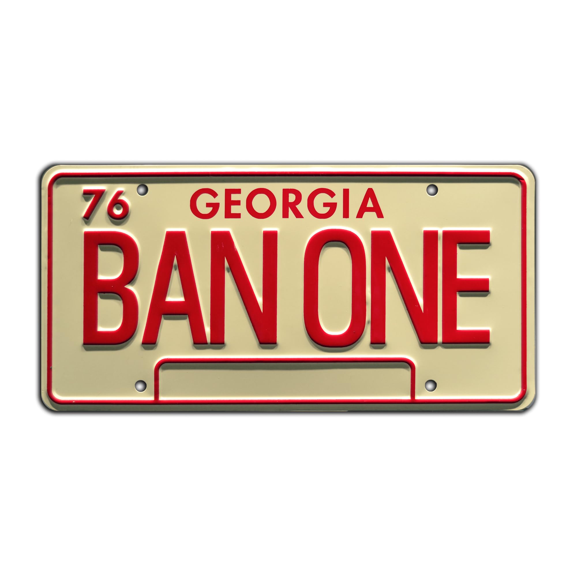 Smokey And The Bandit | Ban One | Metal Stamped License Plate