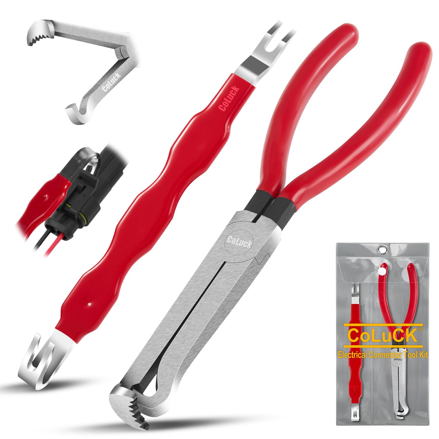 2Pcs Electrical Disconnect Pliers, Electrical Connector Pliers, Electrical Plug Removal Tool Electrical Connector Removal Tool, 