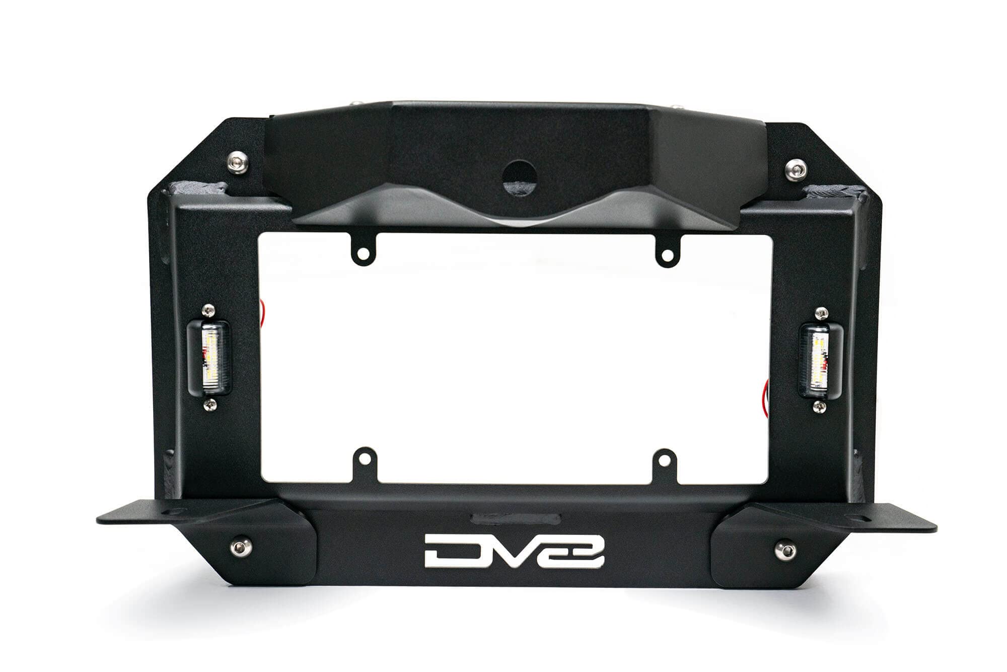 Spare Tire Delete Kit For 2018-2022 Jeep Wrangler Jl | Includes 2 Pod Light Mounts | Retains Oem Back Up Camera & 3Rd Brake Light | License Plate Bracket Included | Dv8 Offroad