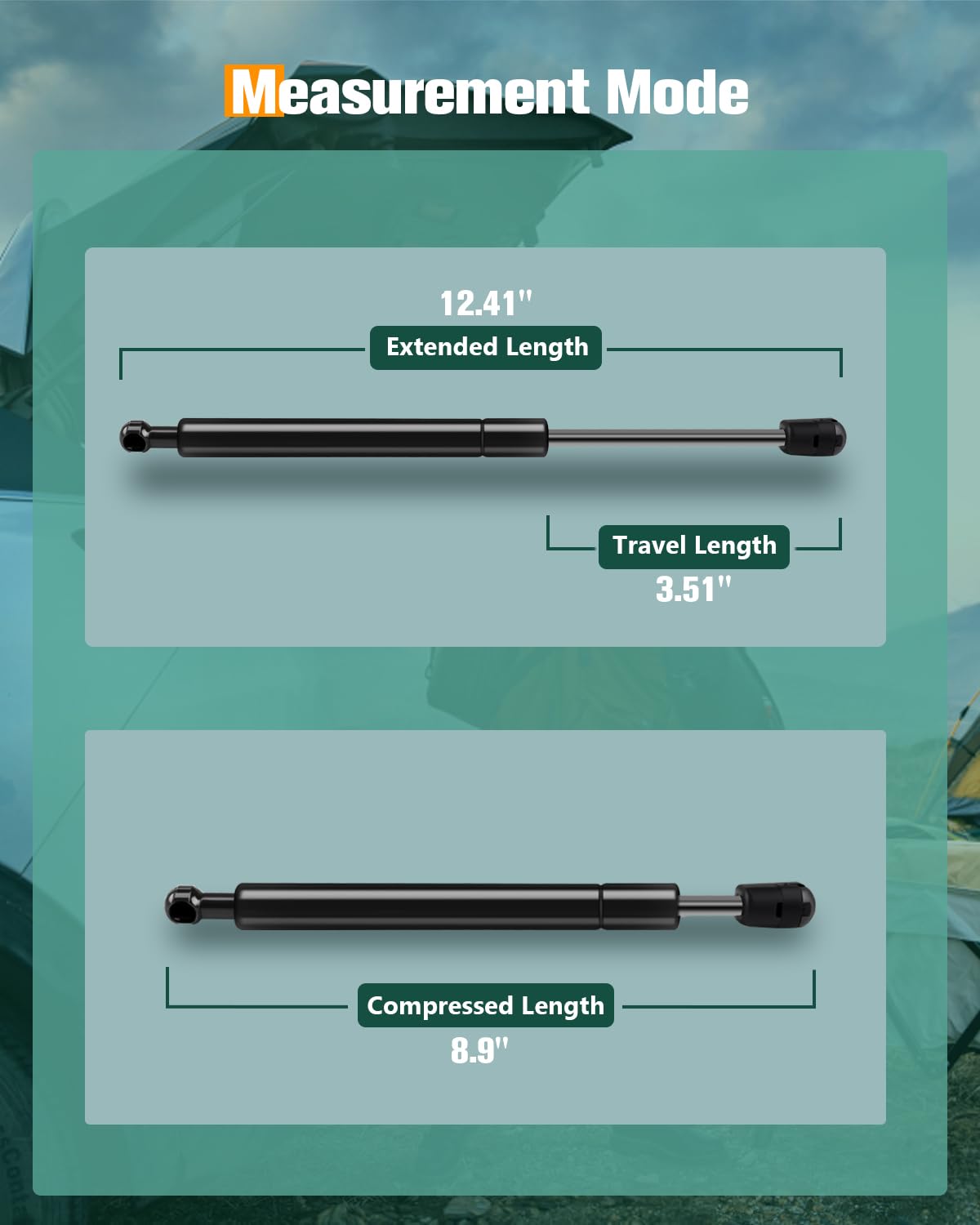 Scitoo Trunk Lift Supports Replacement Struts Gas Springs Shocks Fit For Ford Police Interceptor Sedan 2013-2015,For Ford Taurus