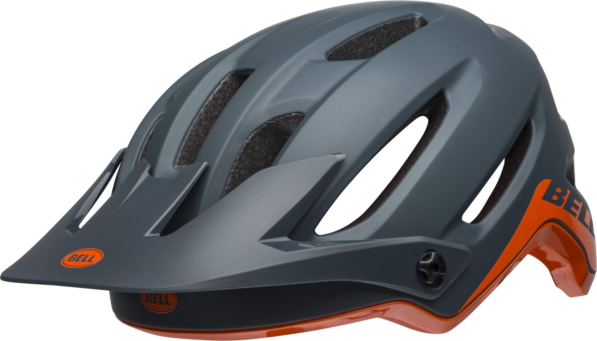 Bell 4Forty Mips Adult Mountain Bike Helmet - Matte/Gloss Slate/Orange (2023), Small (52-56 Cm)
