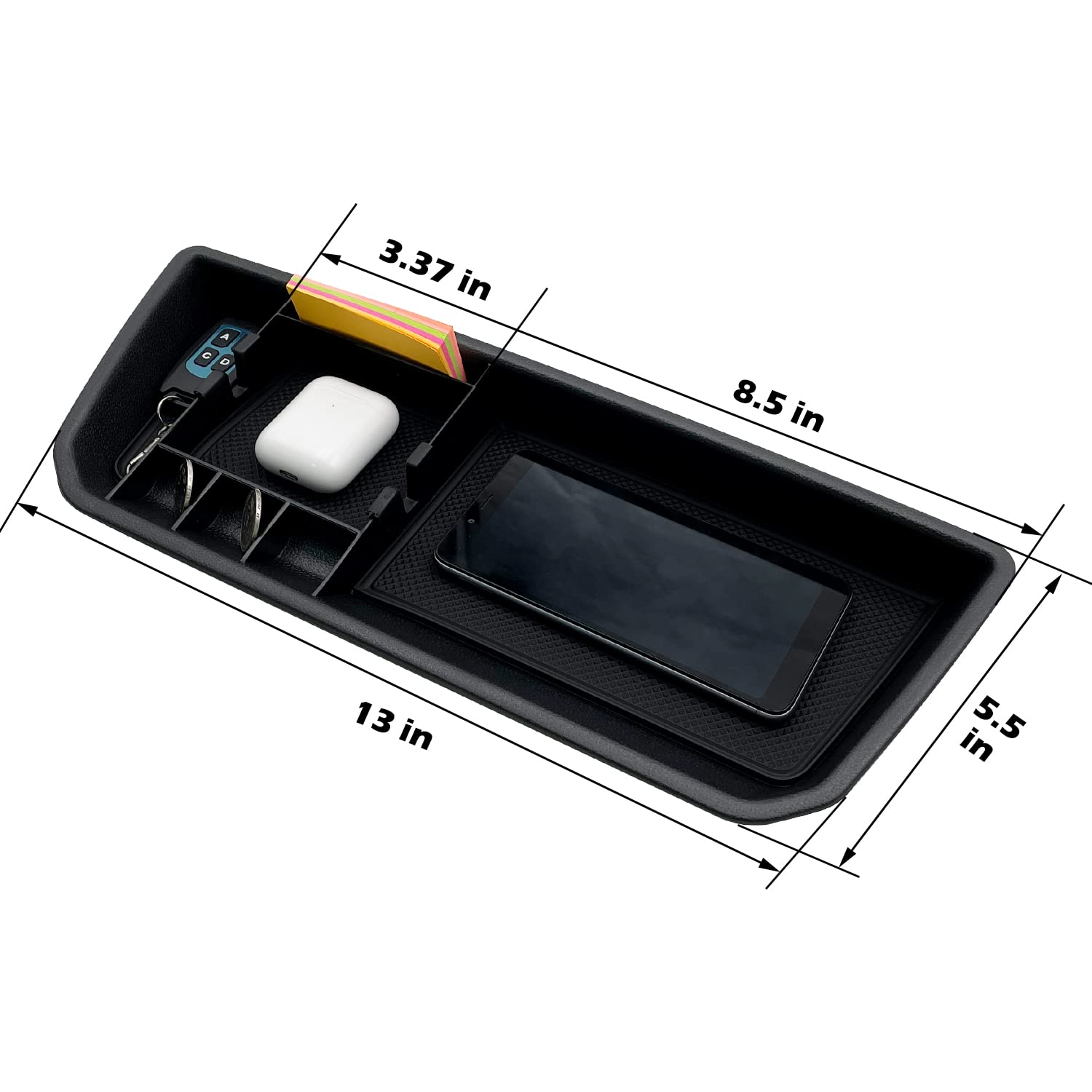 JOJOMARK Dashboard Organizer for VW Atlas & Cross Sport 2018-2023, ABS Box Storage Insert
