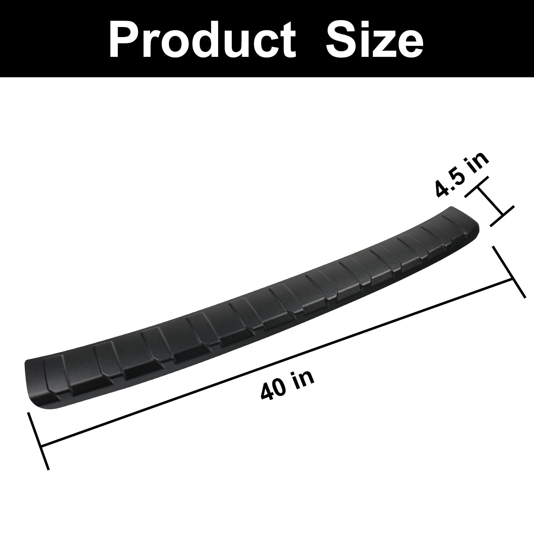 Exterior Rear Bumper Protector Guard Cover fit for Subaru Crosstrek XV 2018-2023 Car Accessories Trunk Door Protector Trim Cover