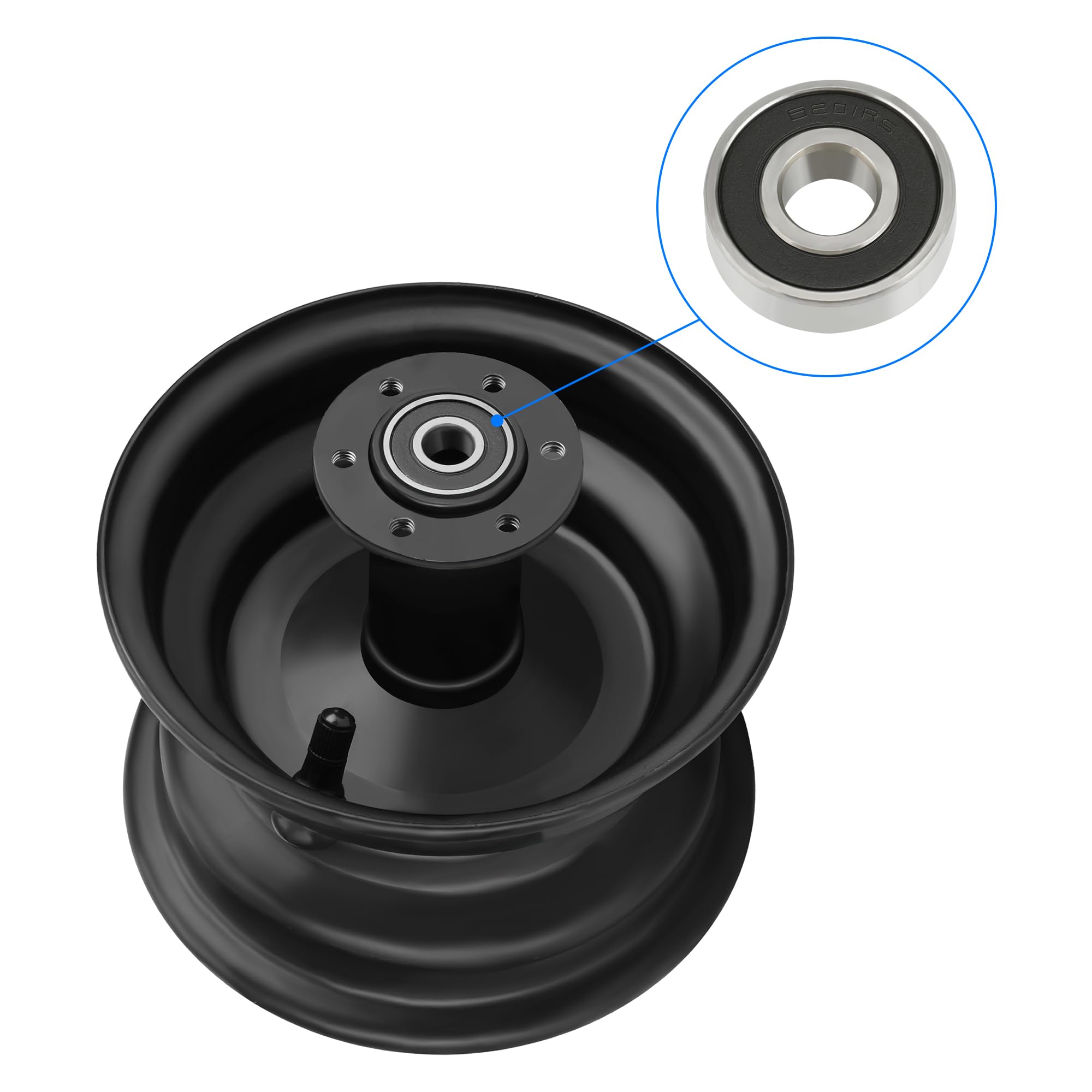 YOXUFA Front and Rear Wheel Bearing Kit for Coleman CT100U CC100X KT196 Baja Doodlebug DB30 Motovox Mbx10 mbx11 mmb80 105cc Real