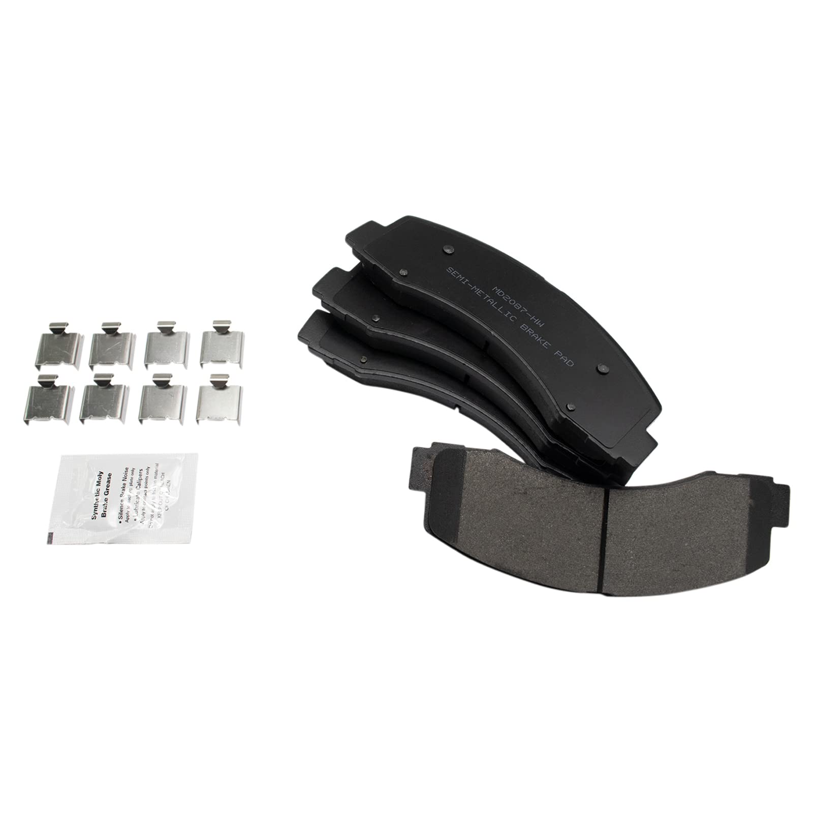 Trq Front Brake Pad & Rotor Kit Brake Pads Brake Rotor Semi-Metallic Vented Compatible With 2018-2020 Ford Expedition F-150 Linc