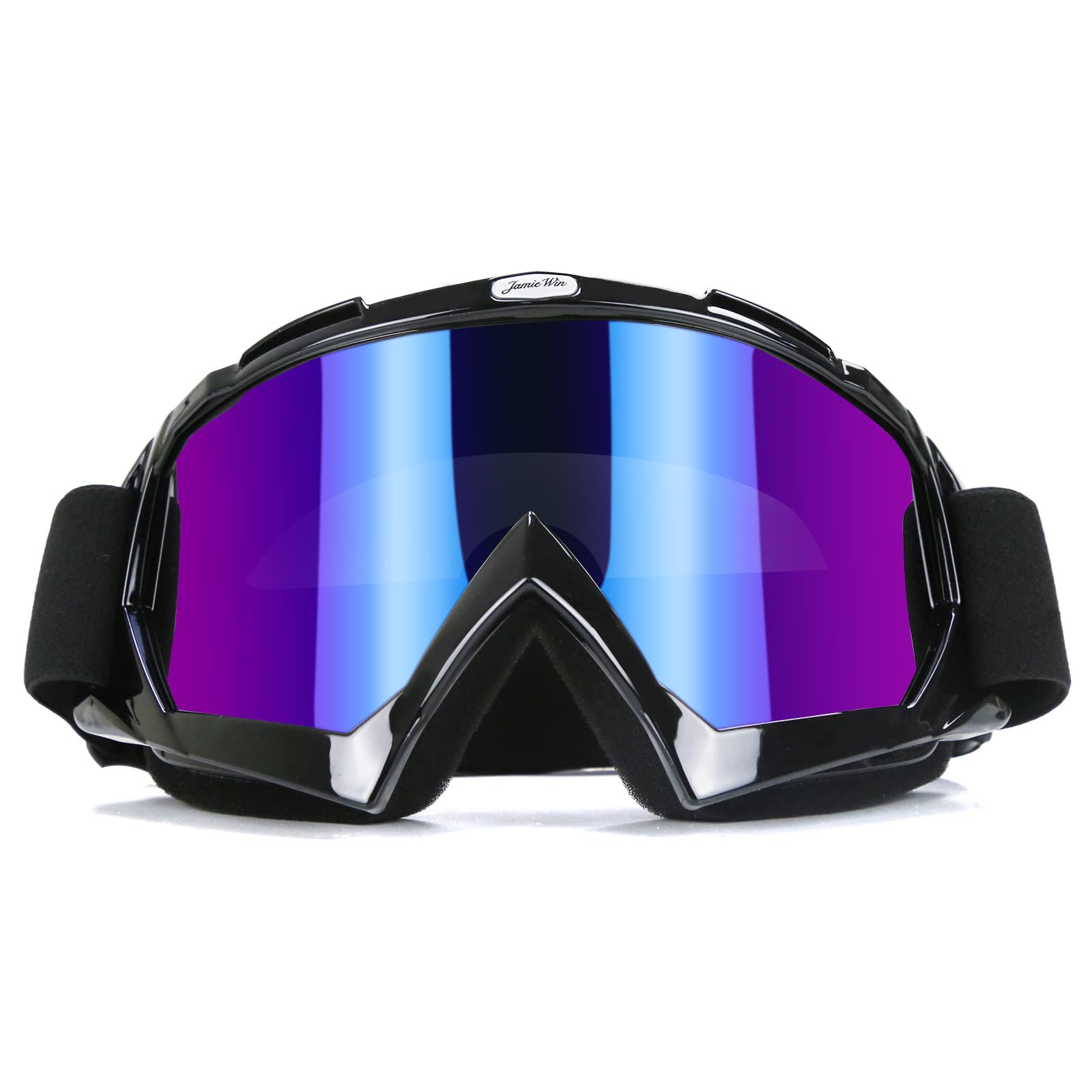 Jamiewin Motocross Goggles For Atv Dirt Bike Motorcycle Utv Mx Offroad Riding - Anti Uv Dustproof Anti Fog Racing Skiing Goggles