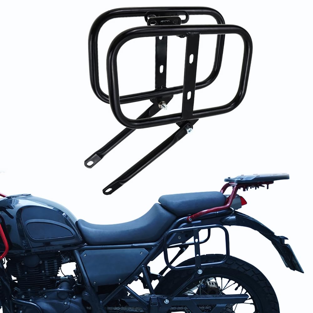 REARACE Saddlebag Support Racks Motorcycle Side Racks Compatible with Royal Enfield Himalayan 2018-2023, Scram 411 Himalayan 202