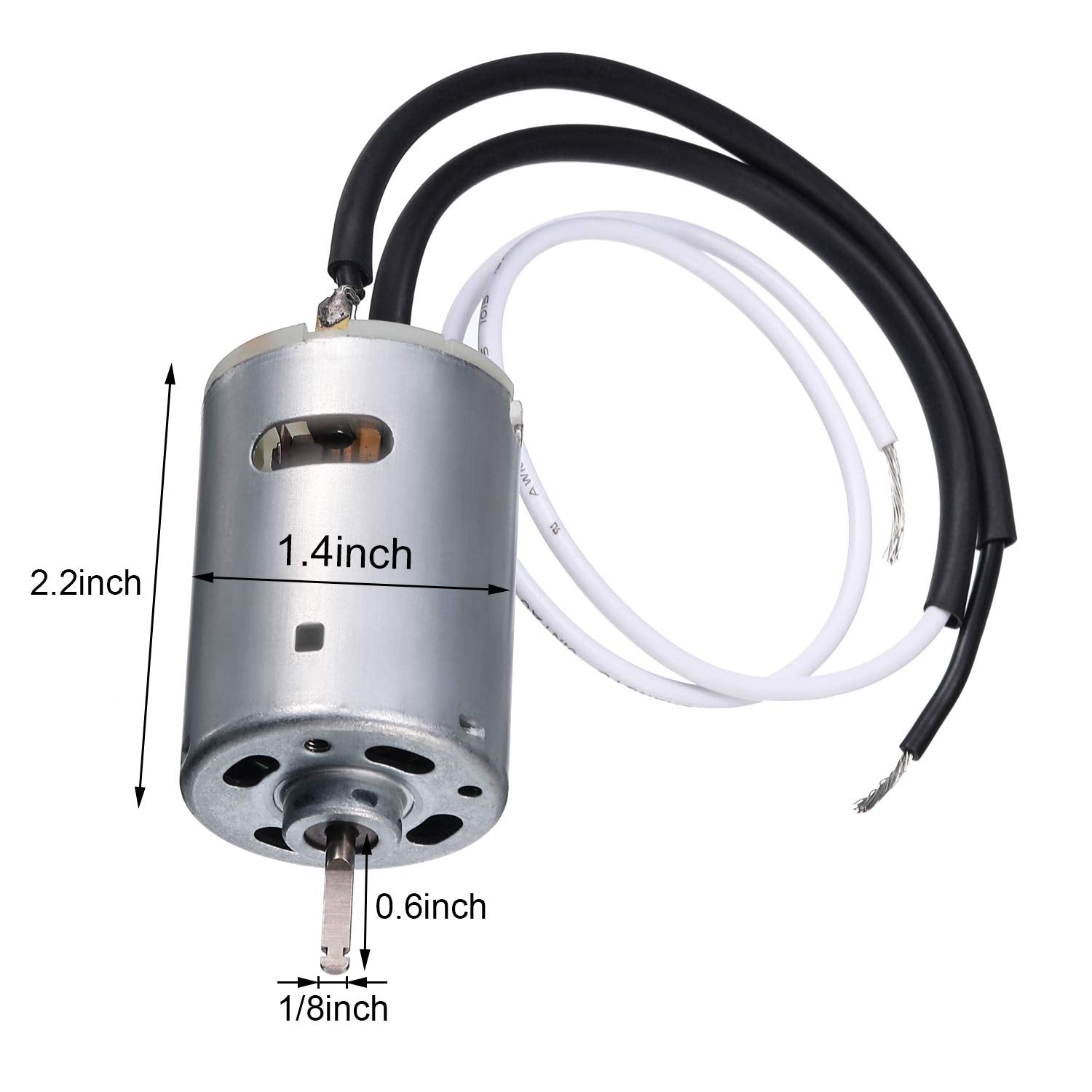 2 Pieces 12V D-Shaft Rv Vent Motor, Camper Exhaust Fan Motor, Compatible With Heng'S, Elixir, Ventline, Jensen And Similar 6-Inc