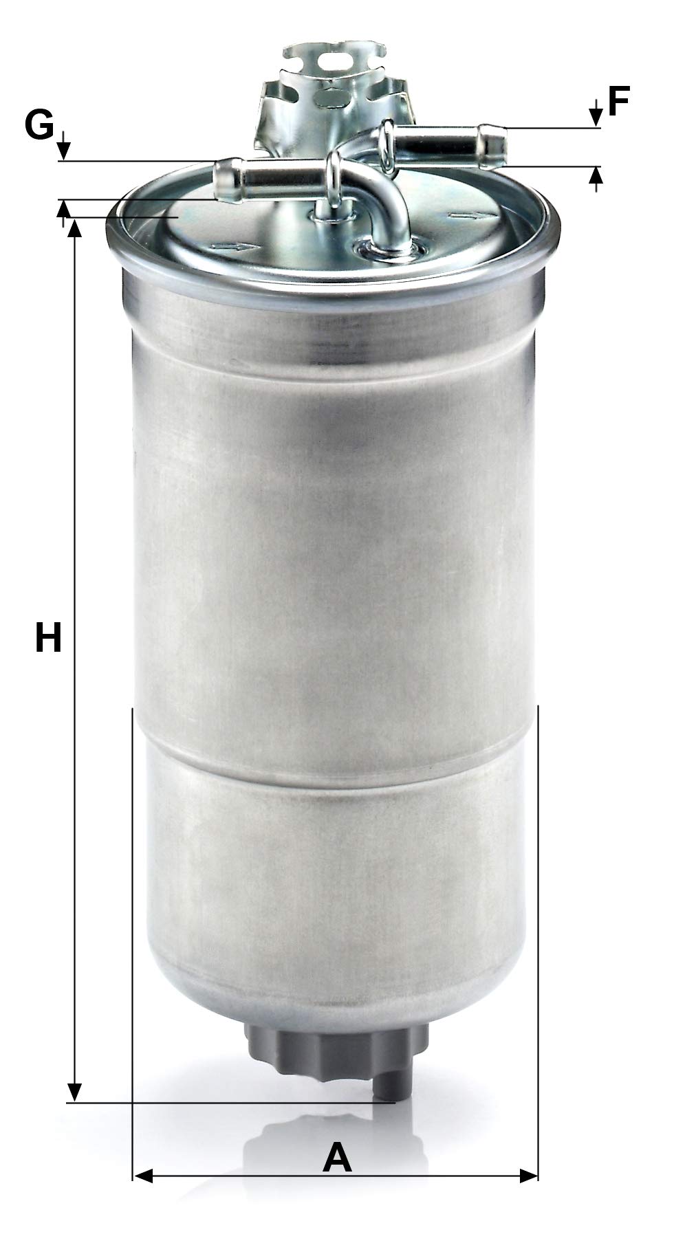 MANN-FILTER WK853/3X Fuel Filter - Pack of 1, High Performance, Reliable Automotive Replacement