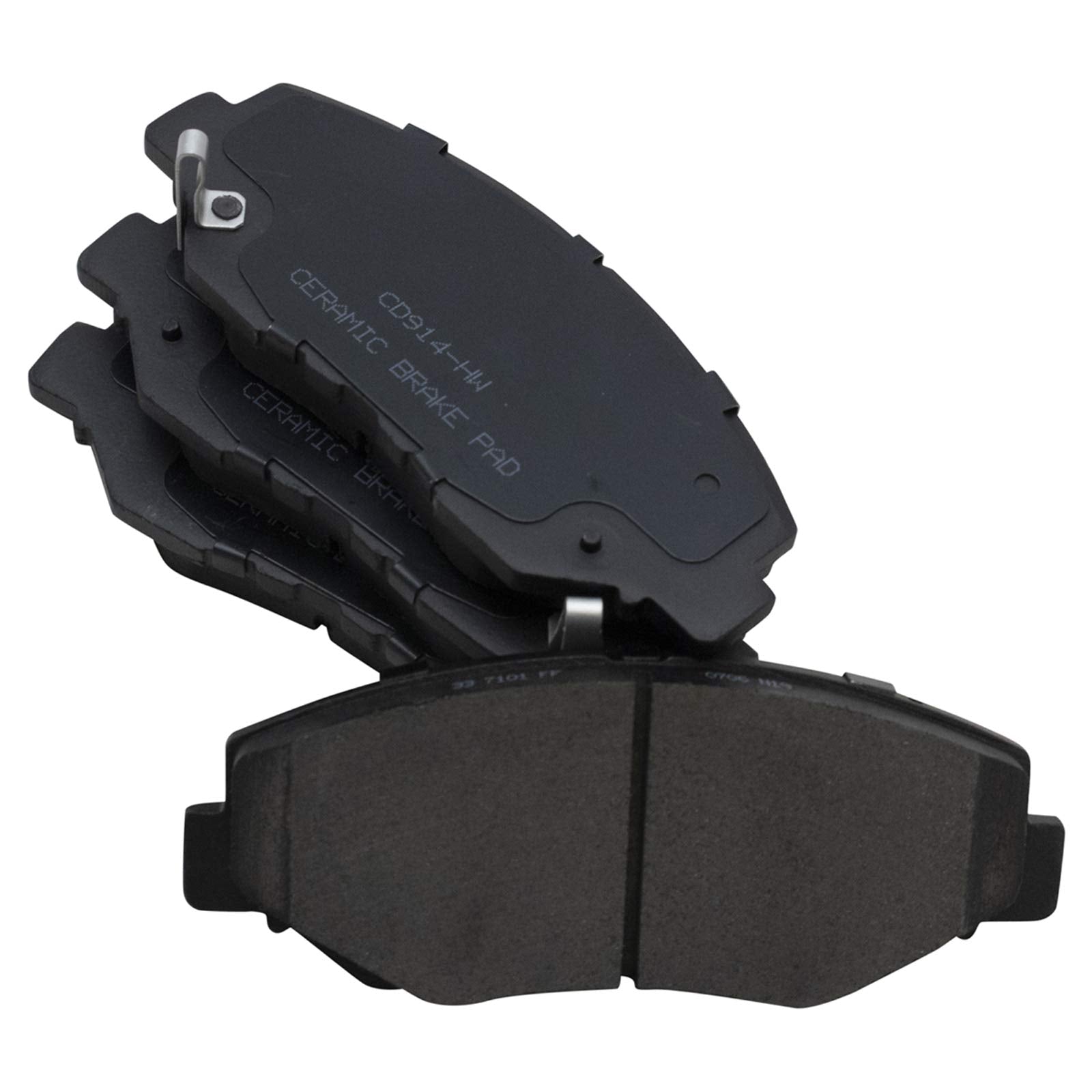 Trq Front Brake Pad & Rotor Kit Brake Pads Brake Rotor Ceramic Compatible With 2013-2014 Acura Ilx