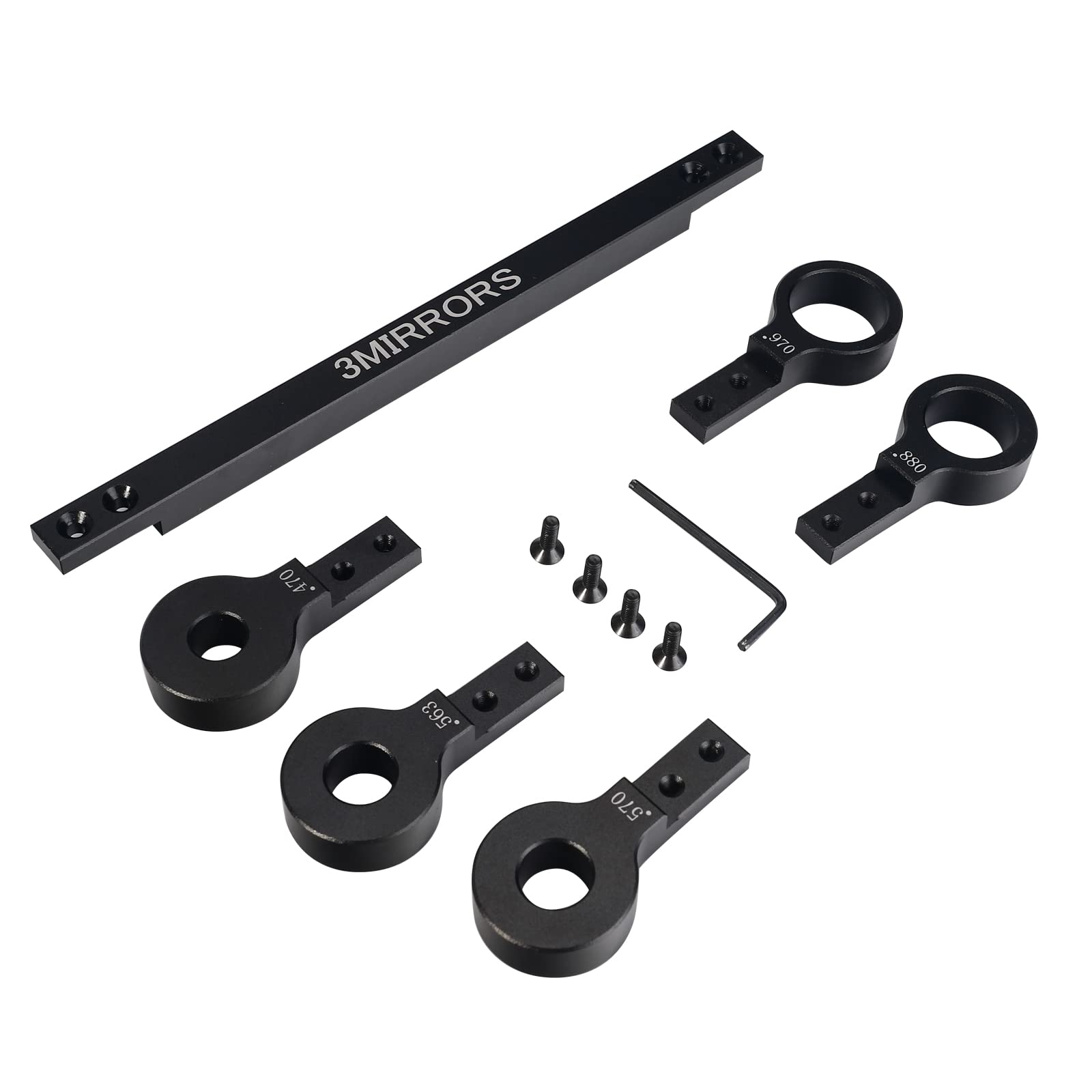 3Mirrors Clutch Alignment Tool Compatible With Polaris Rzr Xp Sportsman Ranger Xp With 10.5In Spacing, Aluminum