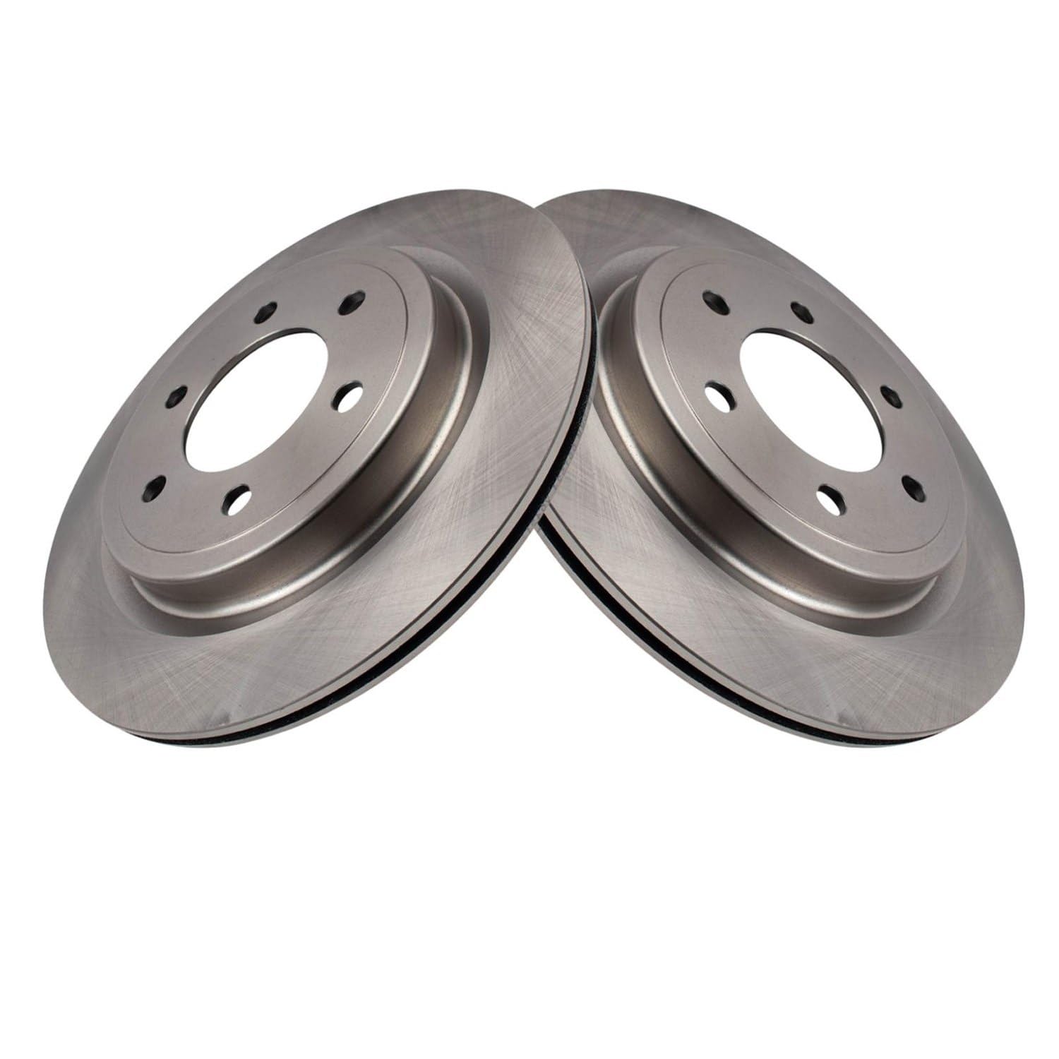 Trq Rear Brake Rotors Set Compatible With 2022-2023 Ford Expedition 2021-2023 F-150 Lincoln Navigator