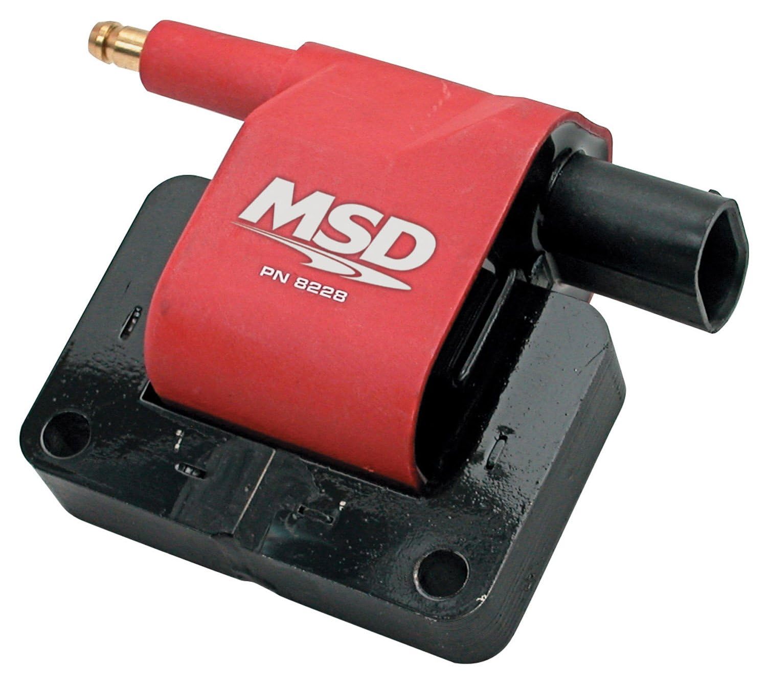 MSD Ignition Coil Blaster 2-Pin Design, Model 8228, Plastic, Red
