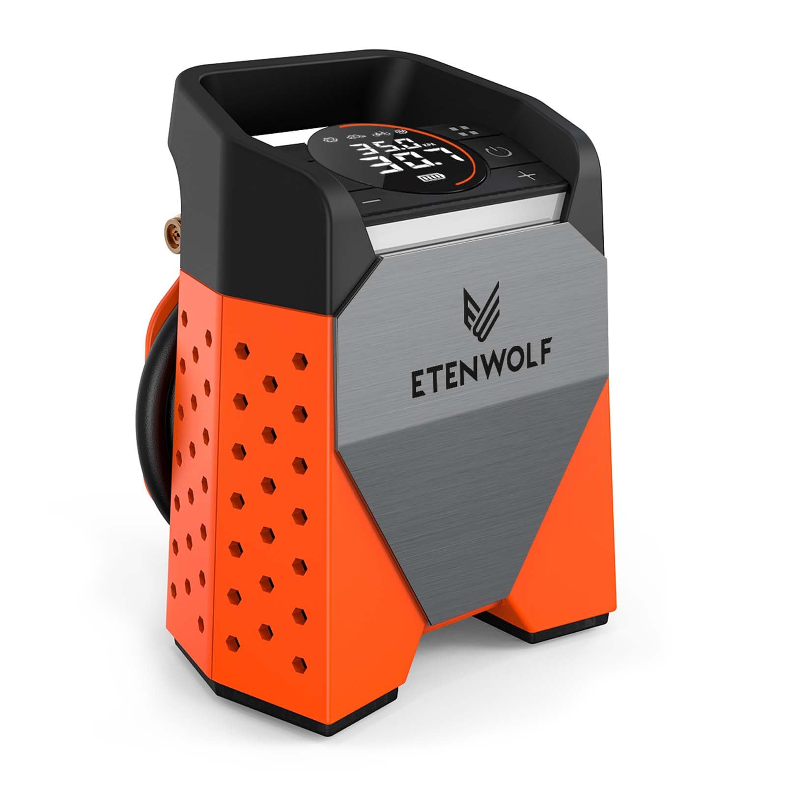 ETENWOLF ZEPHYR S3 Tire Inflator Portable Air Compressor, 1 Min Fast Inflation and 100% Duty Cycle, 160 PSI Air Pump for Cars, S