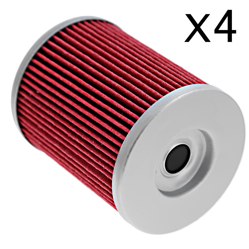 Vkinman Oil Filter Replacement for Can-Am Outlander 330-1000, Model 420256188, 4Pcs, Compatible with KN152 HF152