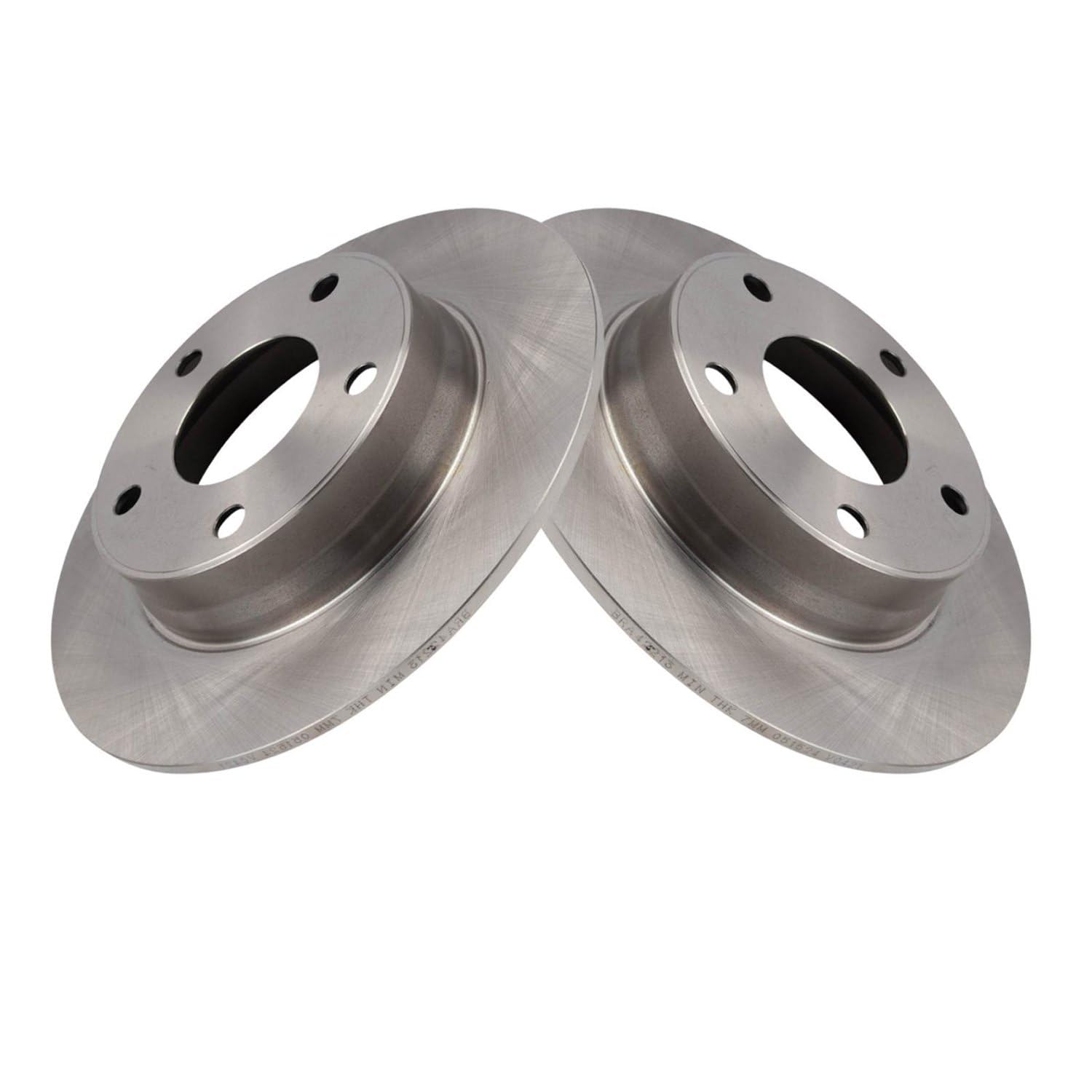 Trq Rear Brake Rotors Set Compatible With 2020-2024 Nissan Sentra