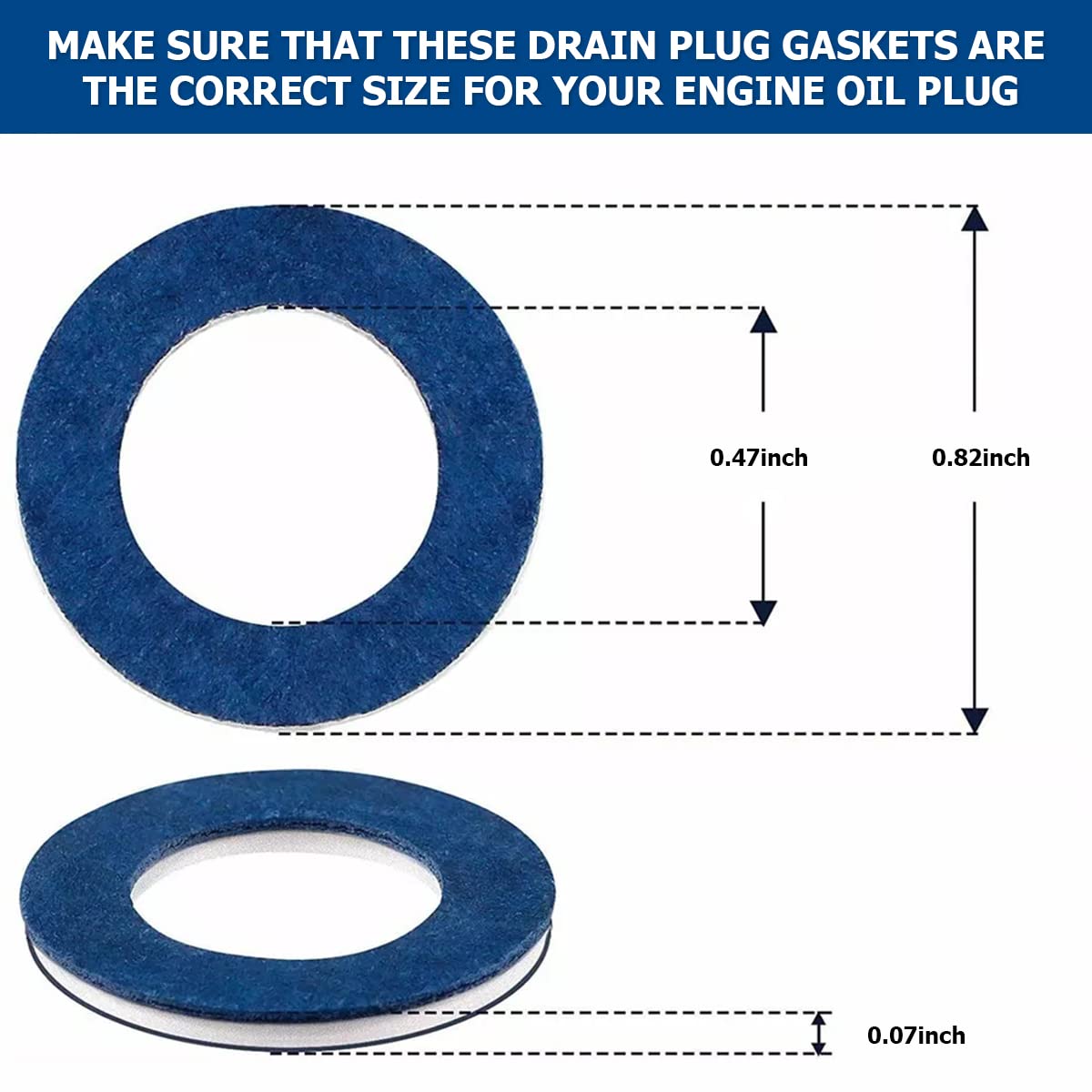 Oil Drain Plug Gaskets, 24PCS Aluminum Seals Crush Washer, 90430-12031 Replacement for NX ES Scion, Automotive Accessories Repla