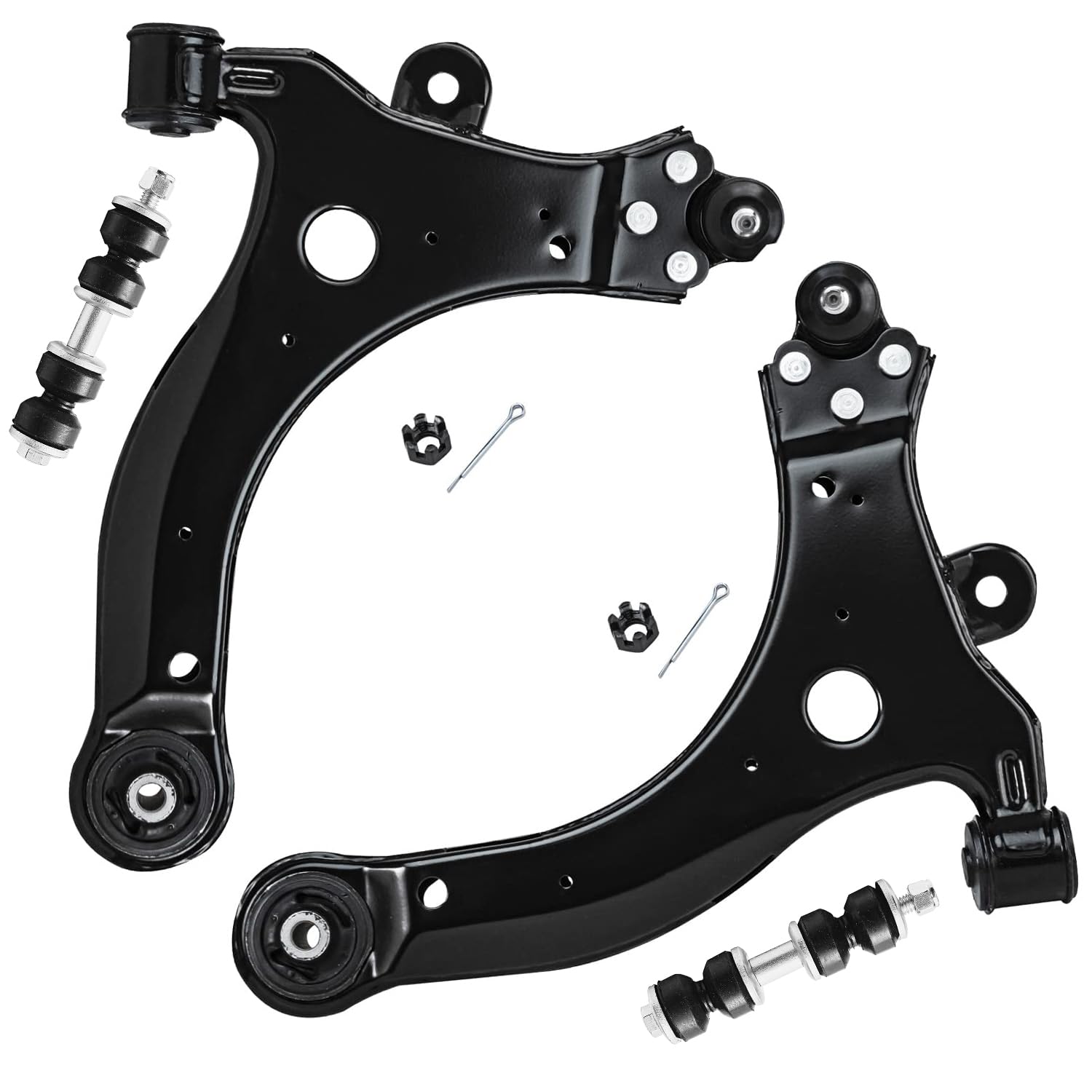 Detroit Axle - Front 4pc Control Arms Sway Bars for Chevy Impala Monte Carlo Venture Pontiac Grand Prix Montana Trans Sport Buic