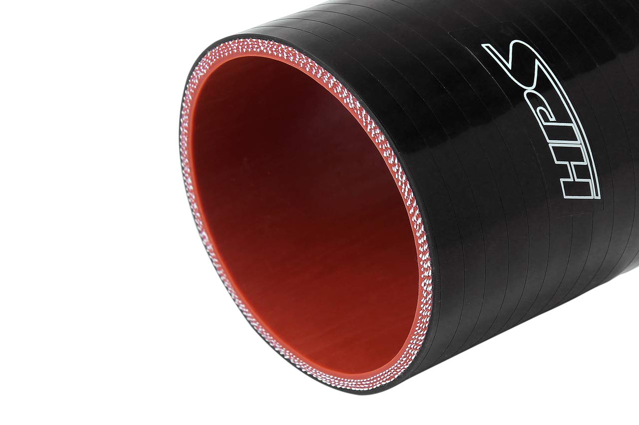 Hps Performance Hps Htsor-175-200-Blk High Temp 4-Ply Reinforced Silicone Offset Reducer Coupler Hose, 60 Psi Maximum Pressure,